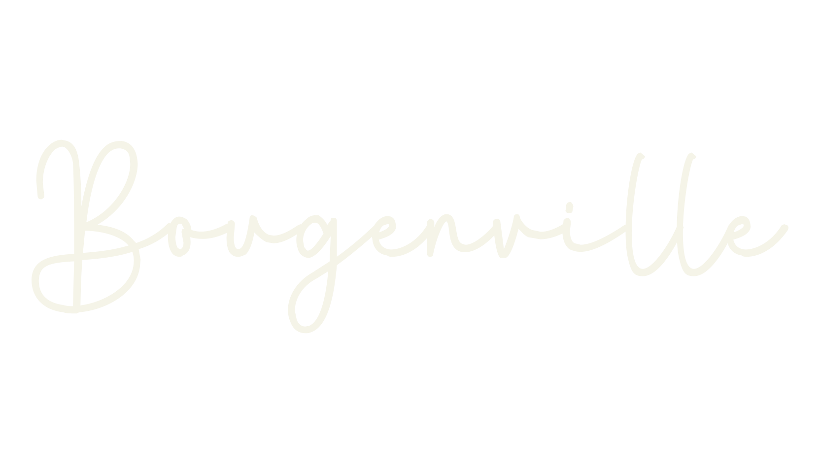 Bougenville, cute font preview