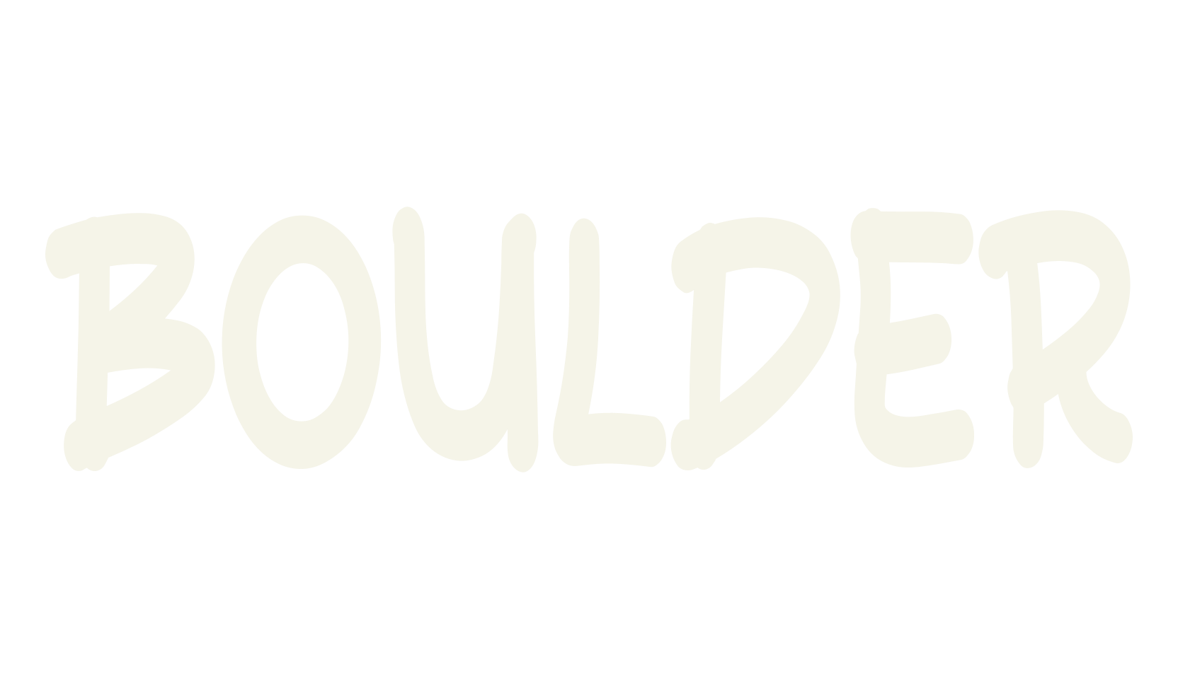 Boulder, handwritten font preview