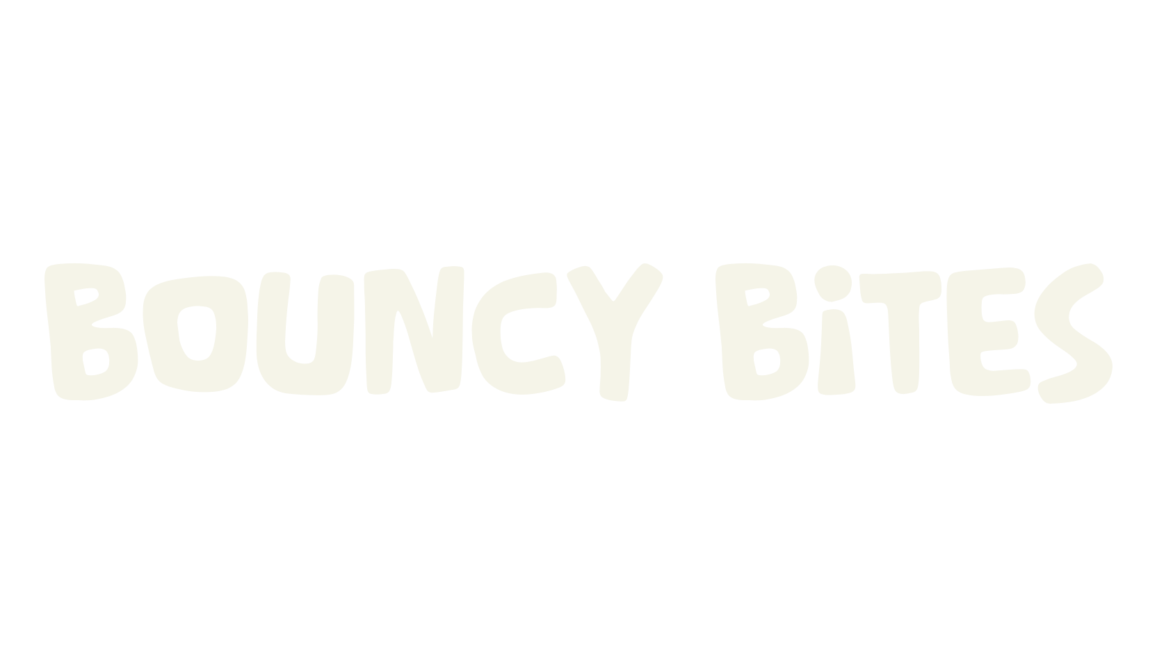 Bouncy Bites, cool font preview