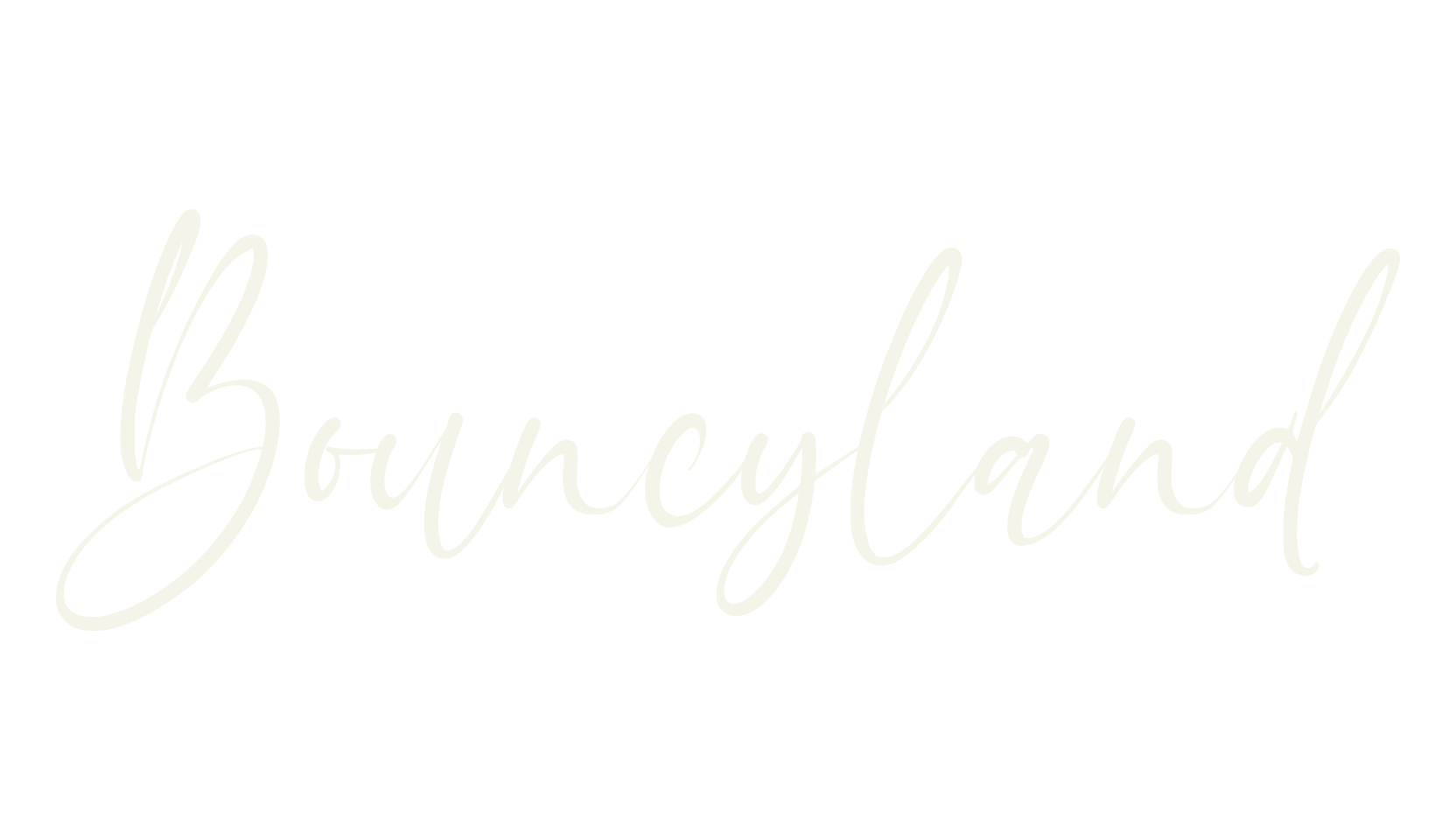 Bouncyland, handwritten font preview