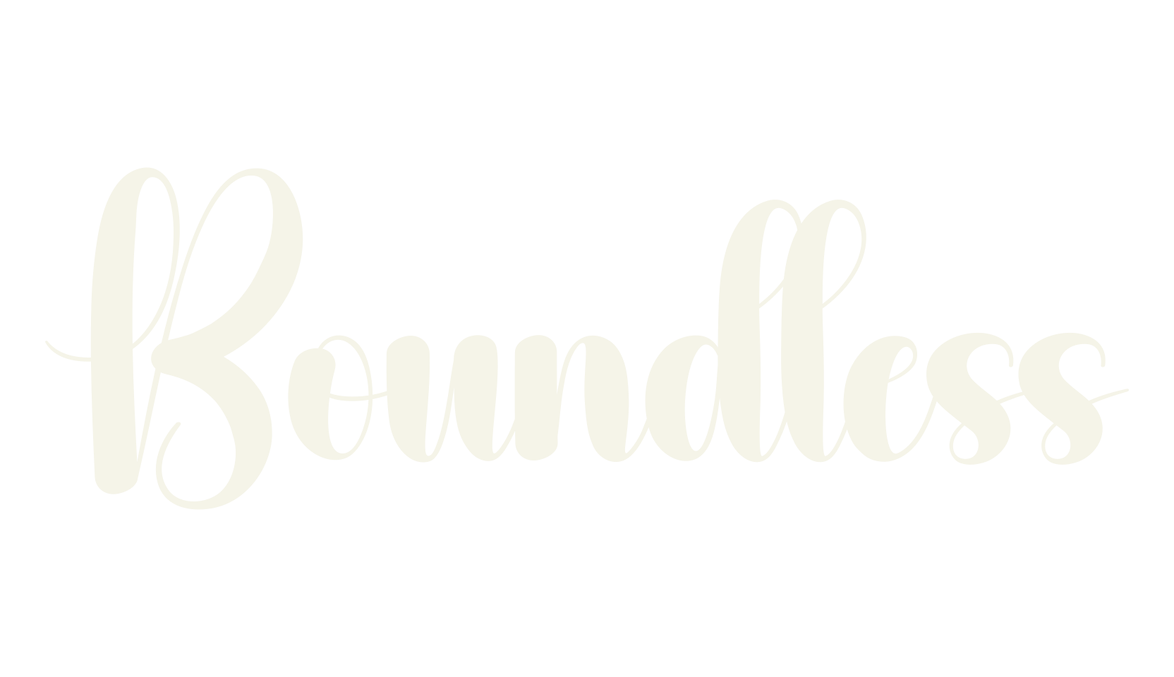 Boundless, fashion script font preview
