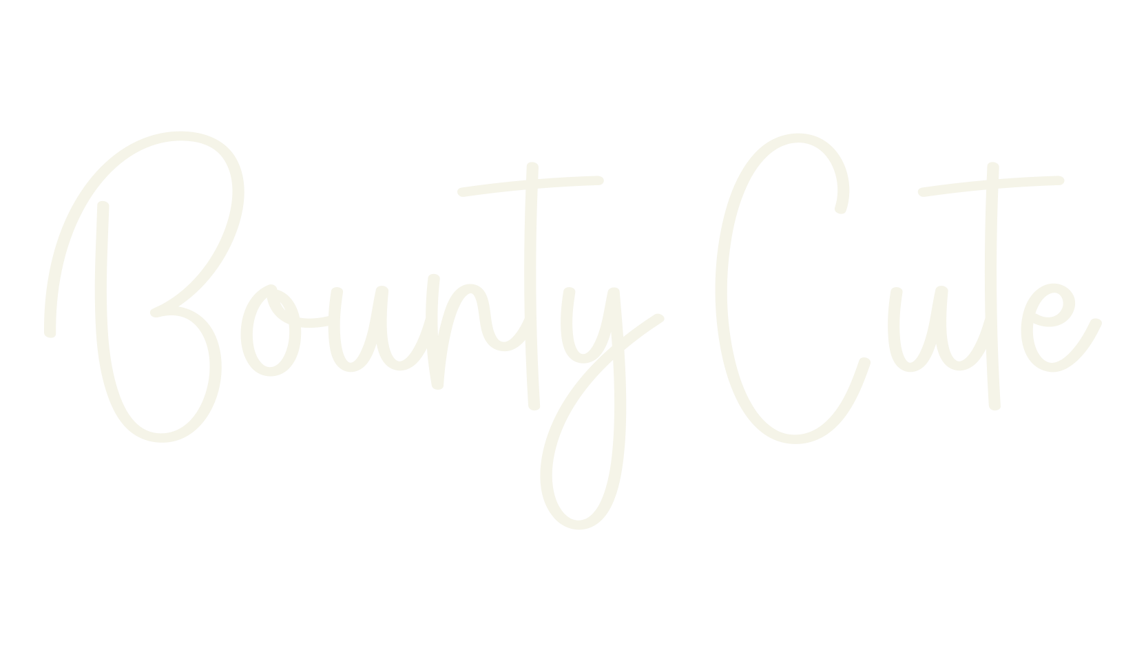 Bounty Cute, calligraphy font preview