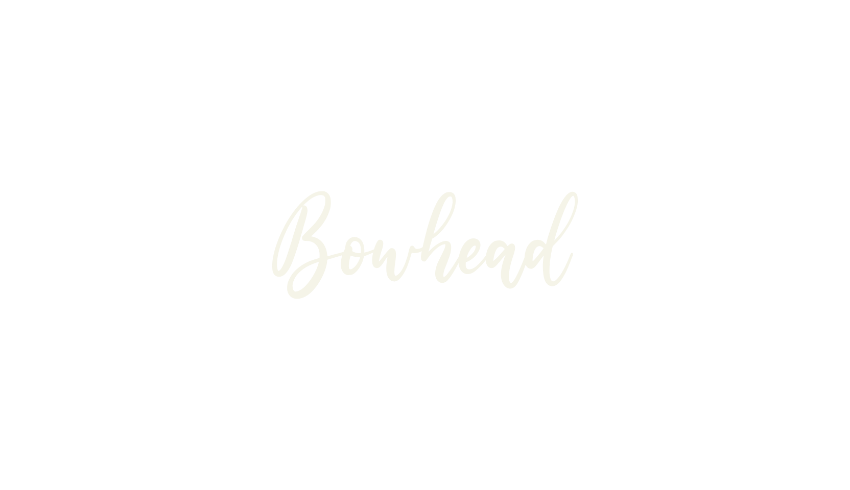 Bowhead, fashion script font preview
