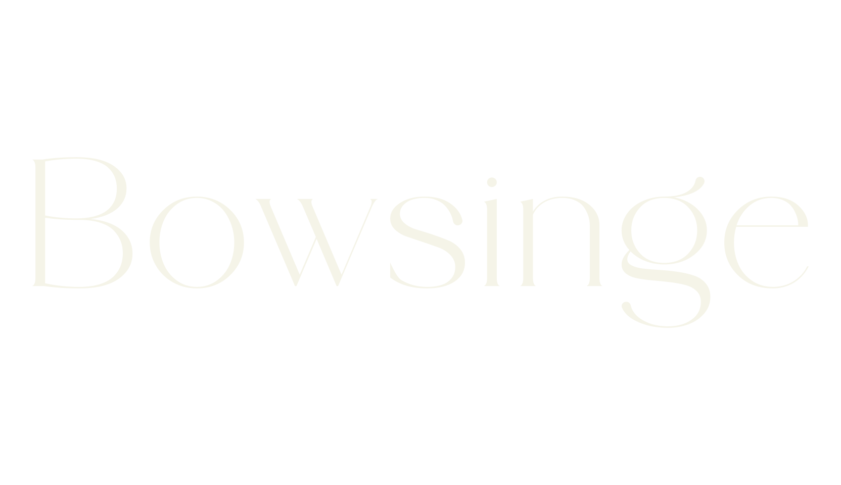 Bowsinge, sans serif font preview