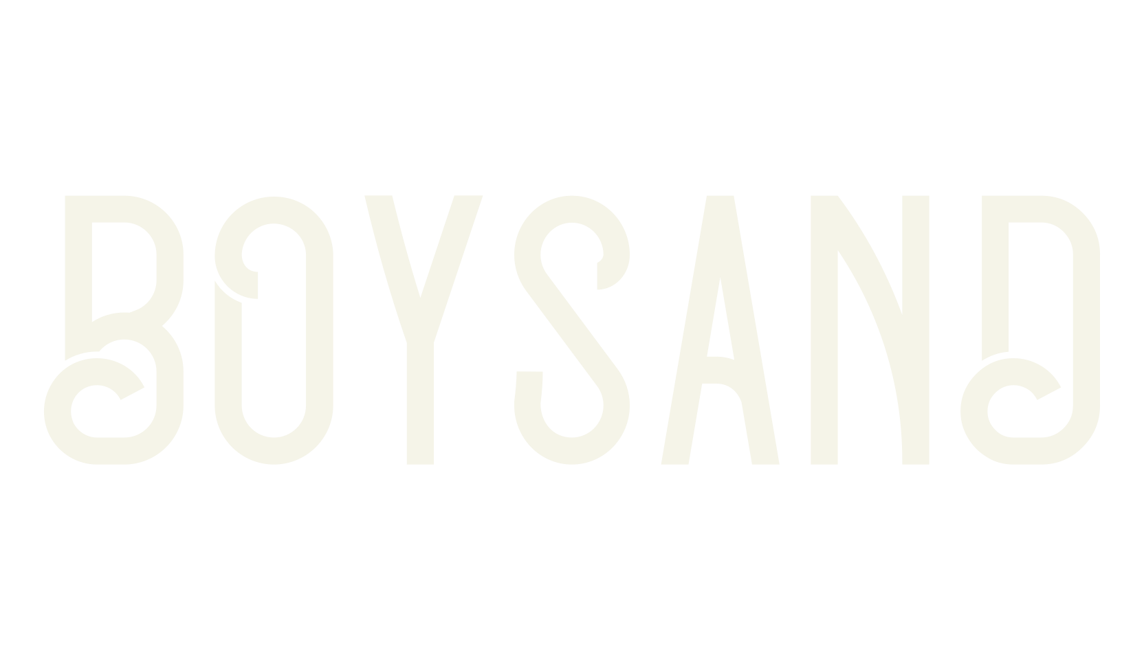 Boysand, logo font preview