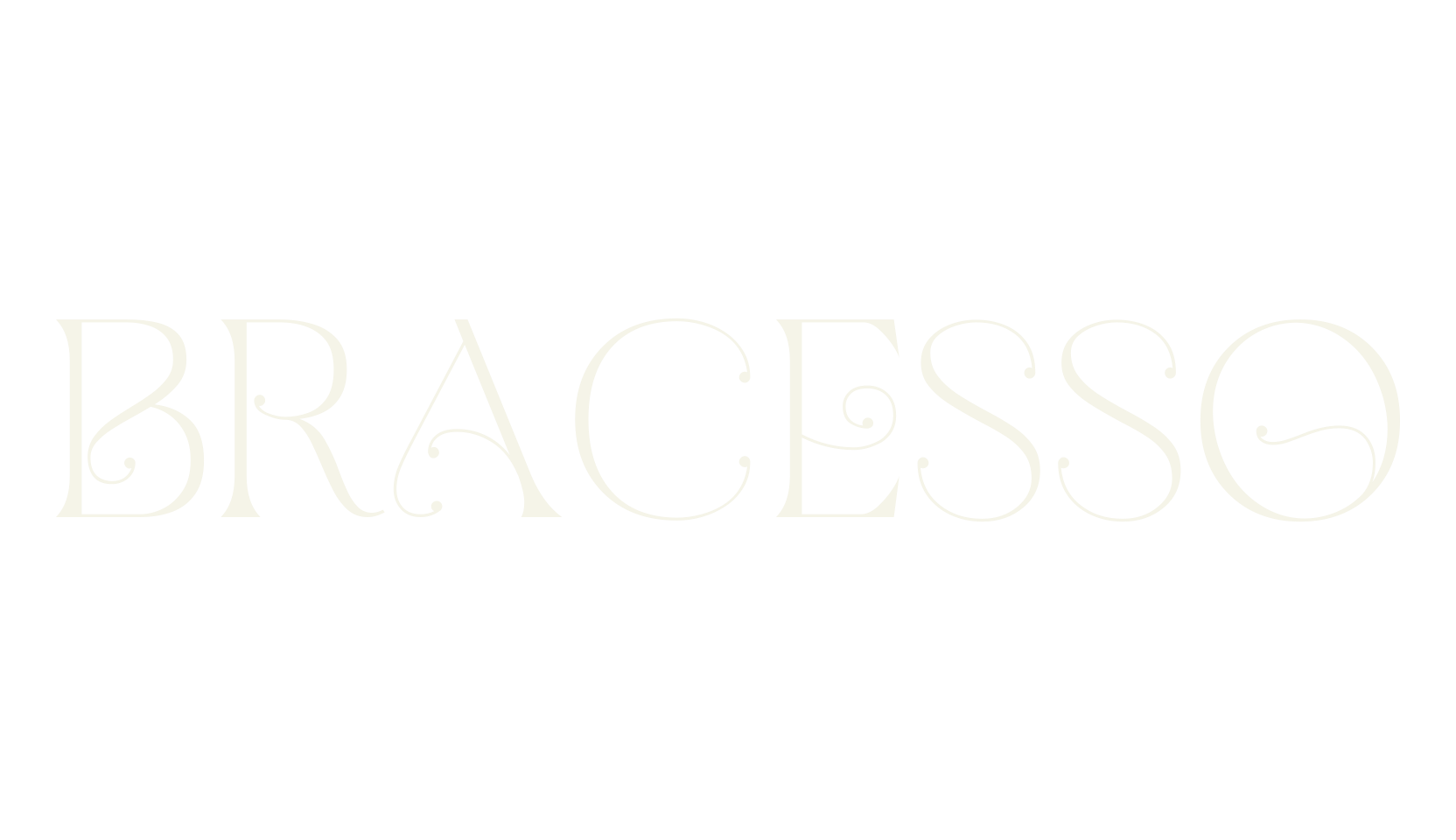 Bracesso, serif font preview