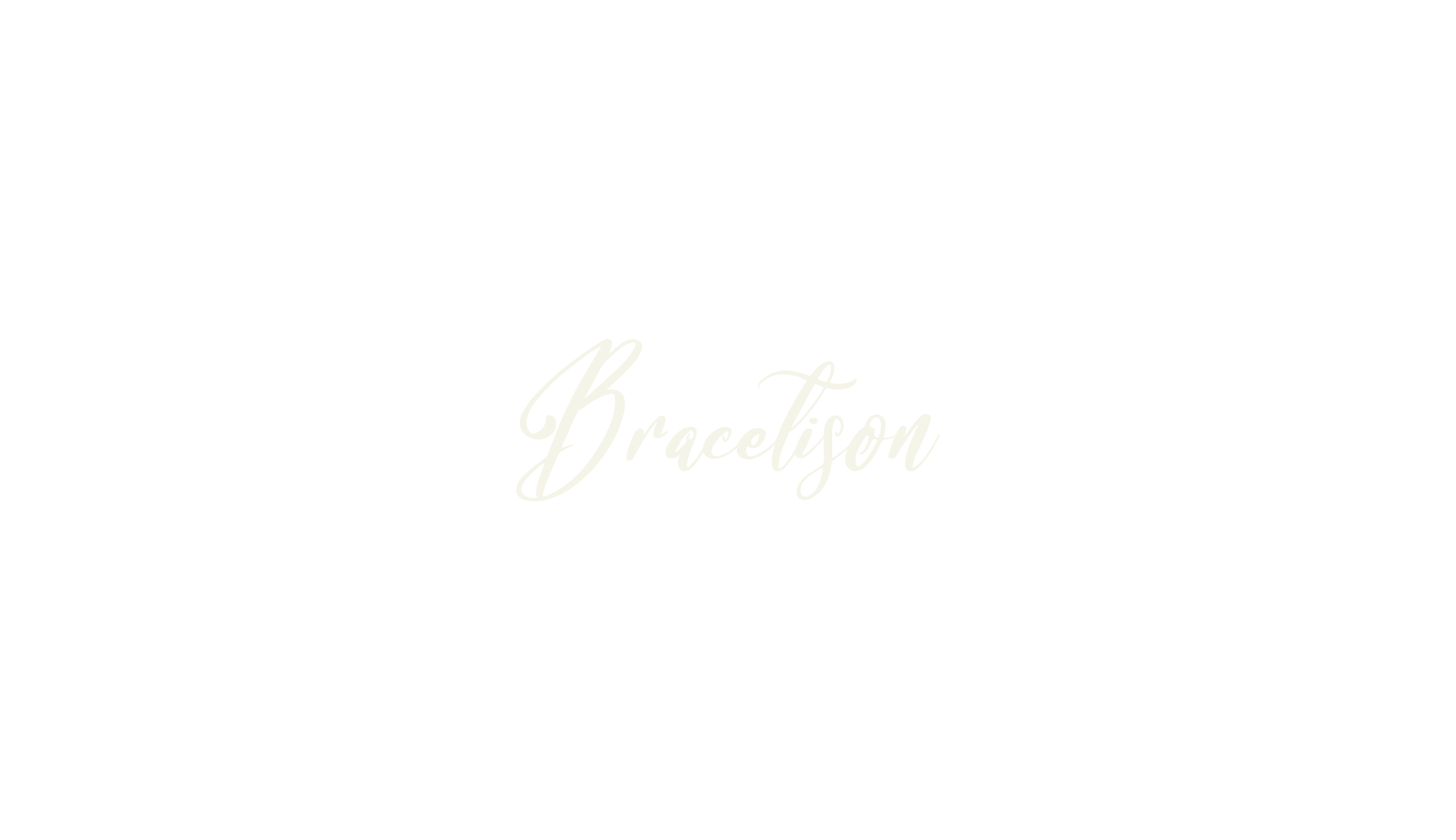 Bracetison, script font preview