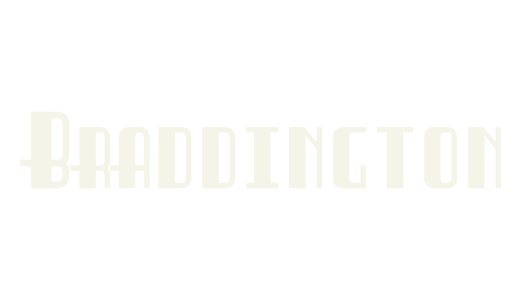 Braddington, display market font preview