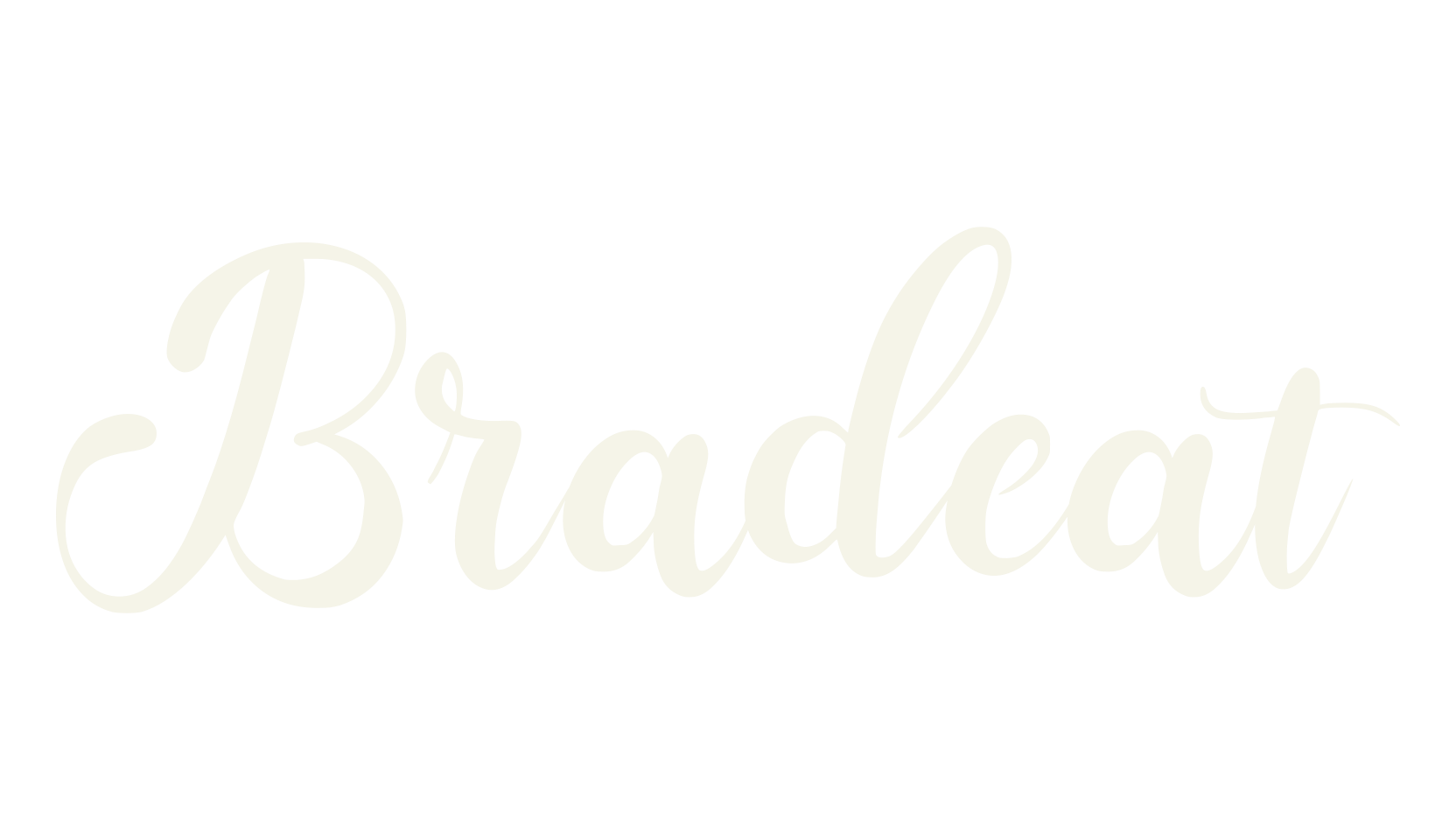 Bradeat, calligraphy font preview