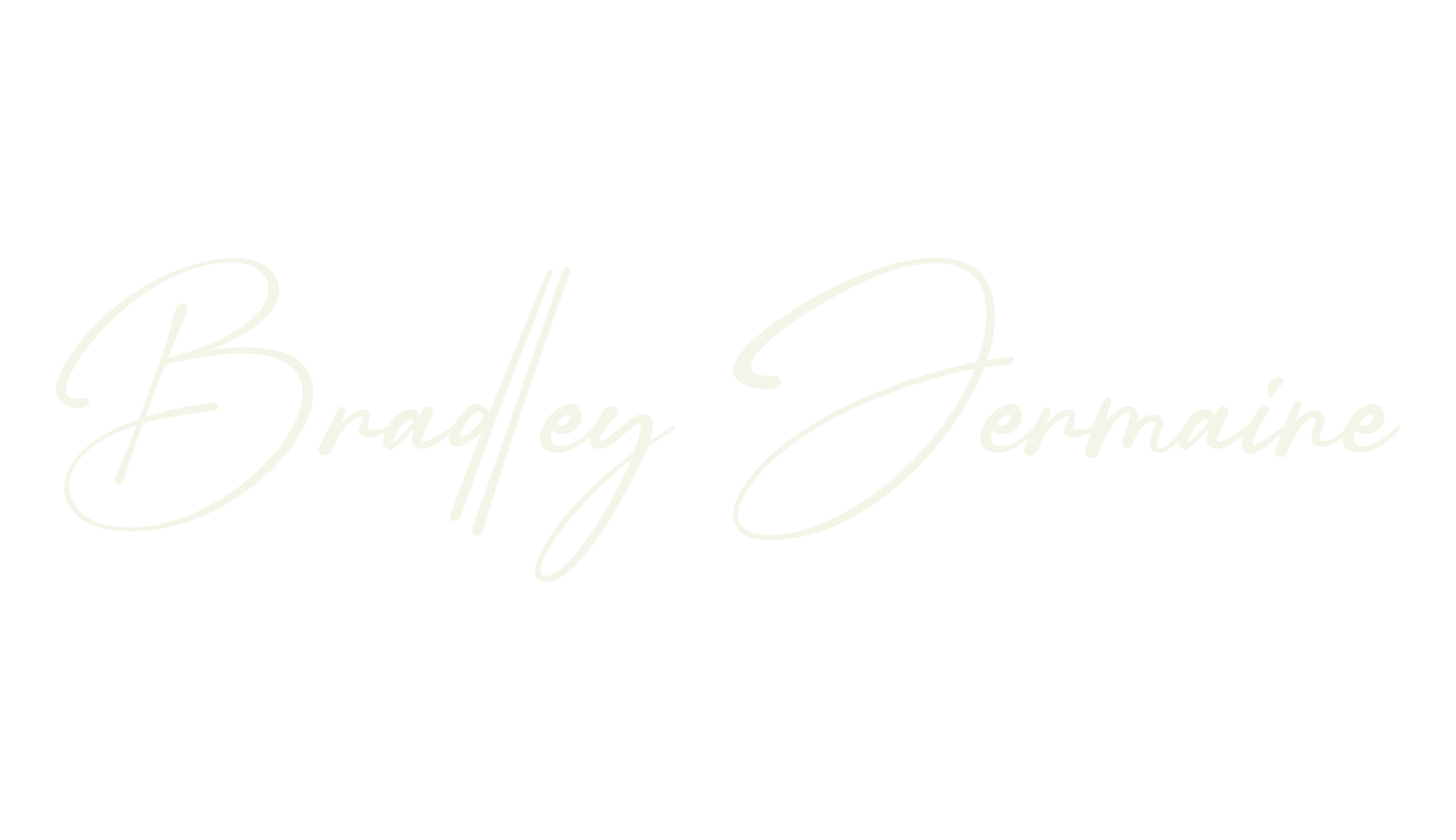 Bradley Jermaine, handwriting font preview