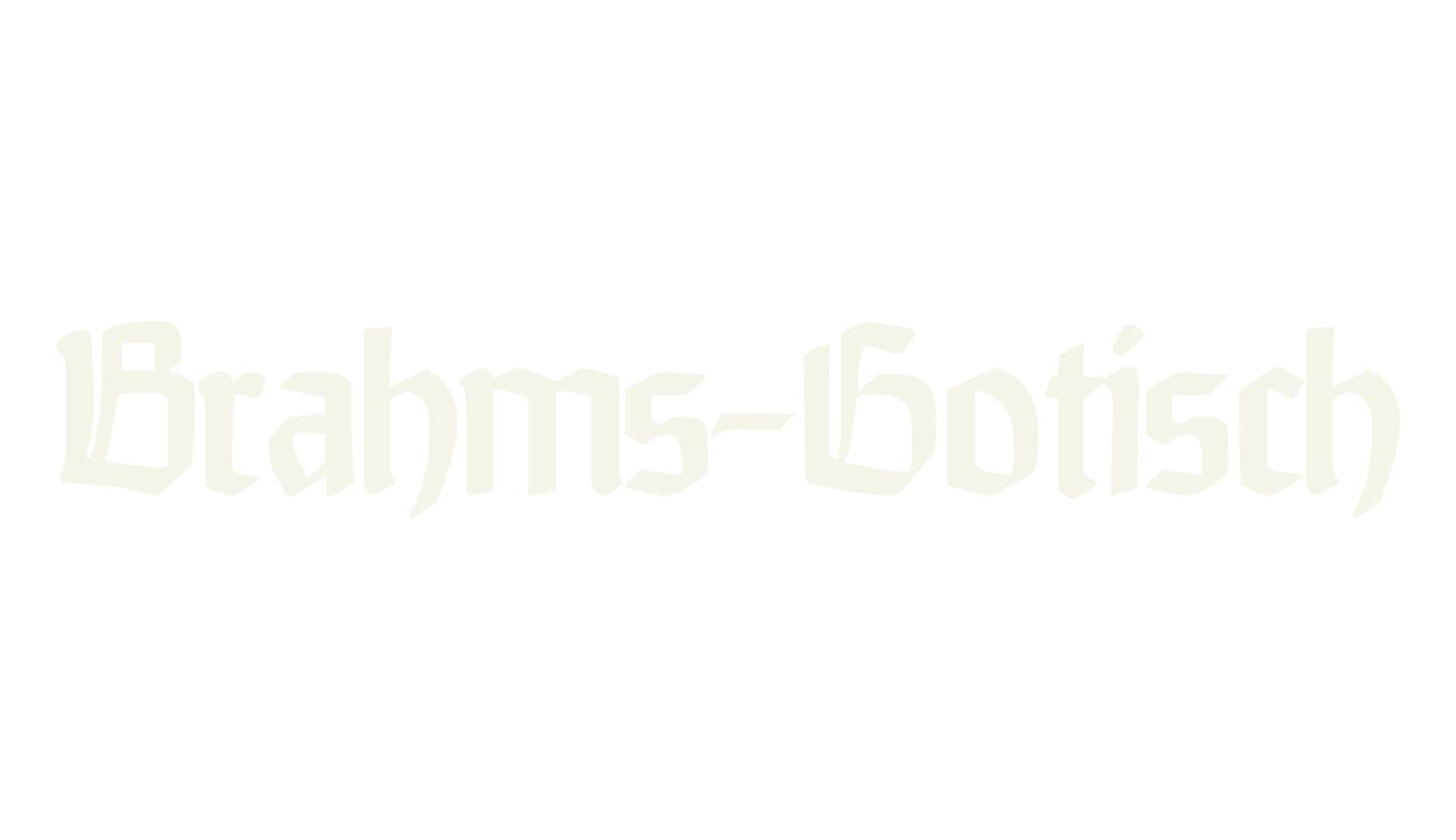 Brahms-Gotisch, old english font preview