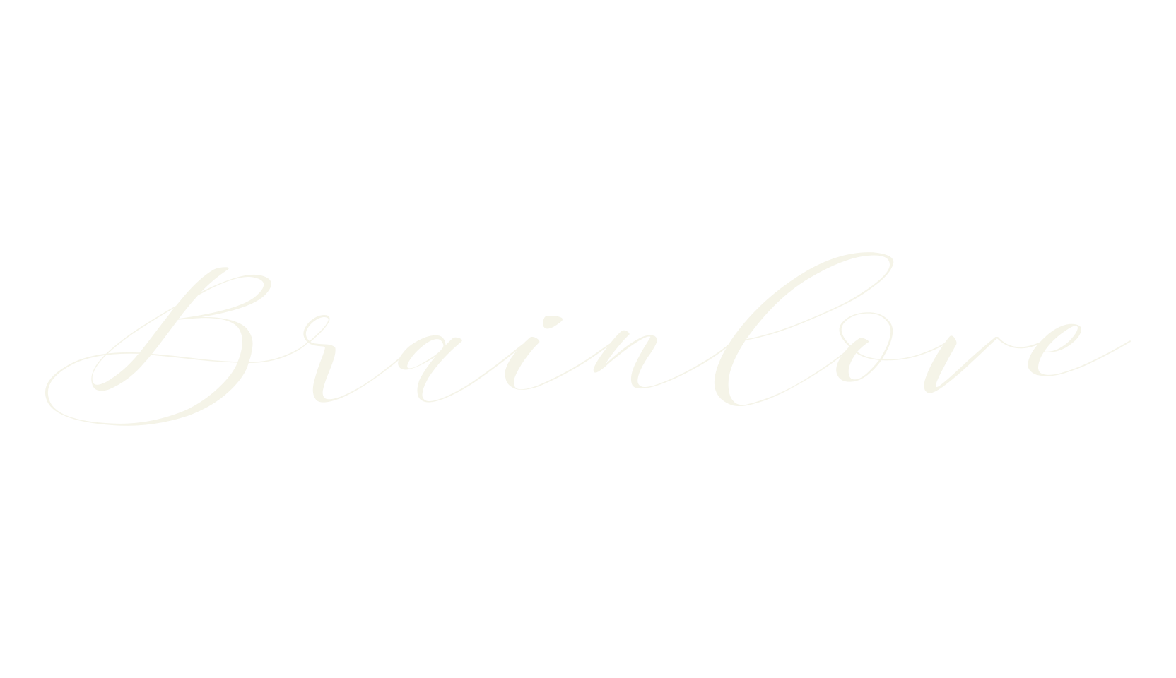 Brainlove, calligraphy font preview