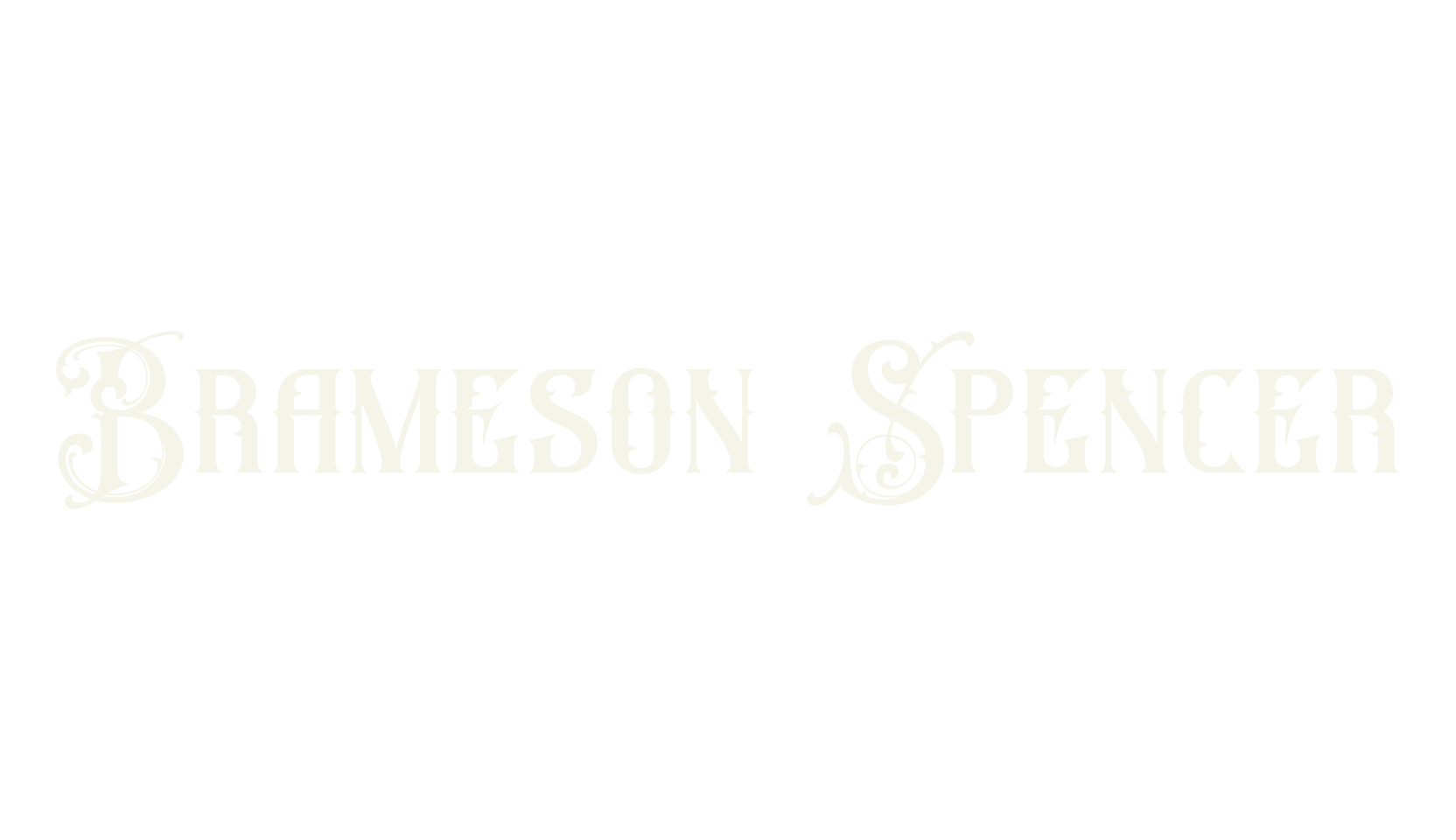 Brameson Spencer, old english font preview