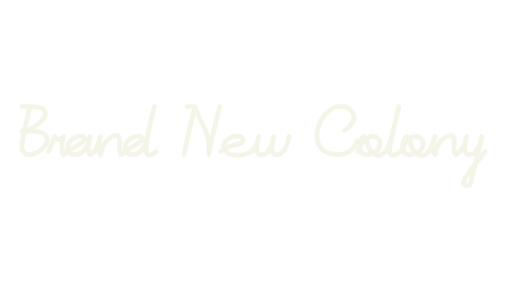 Brand New Colony, fashion script font preview