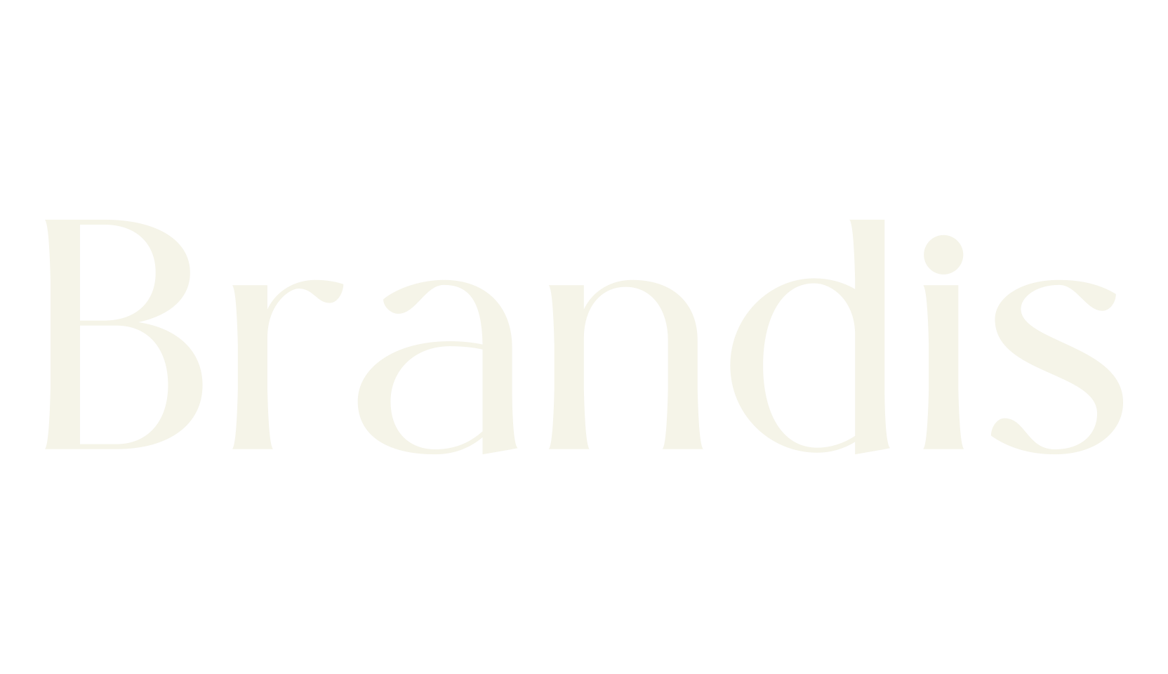 Brandis, retro font preview
