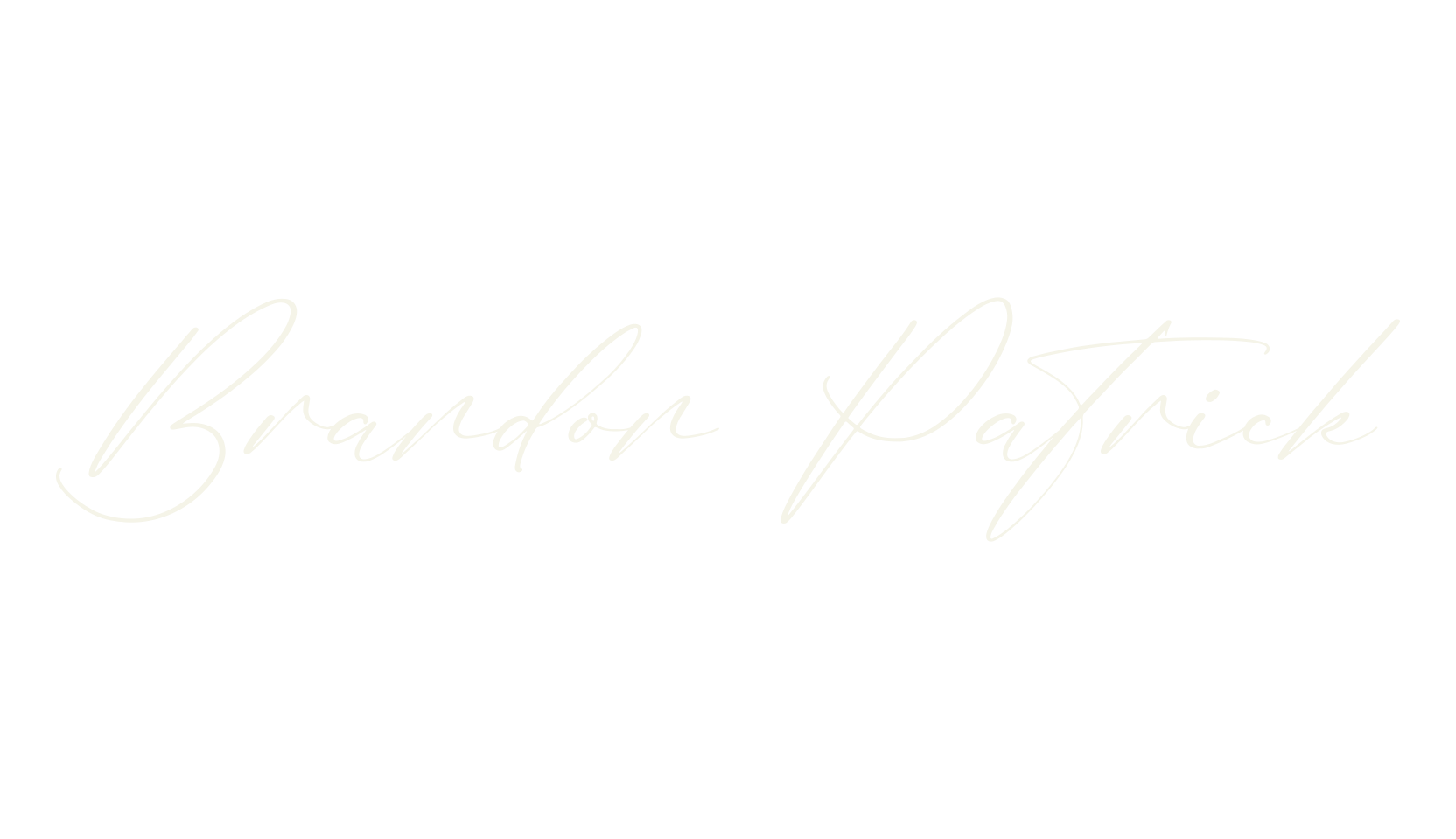 Brandon Patrick, script font preview
