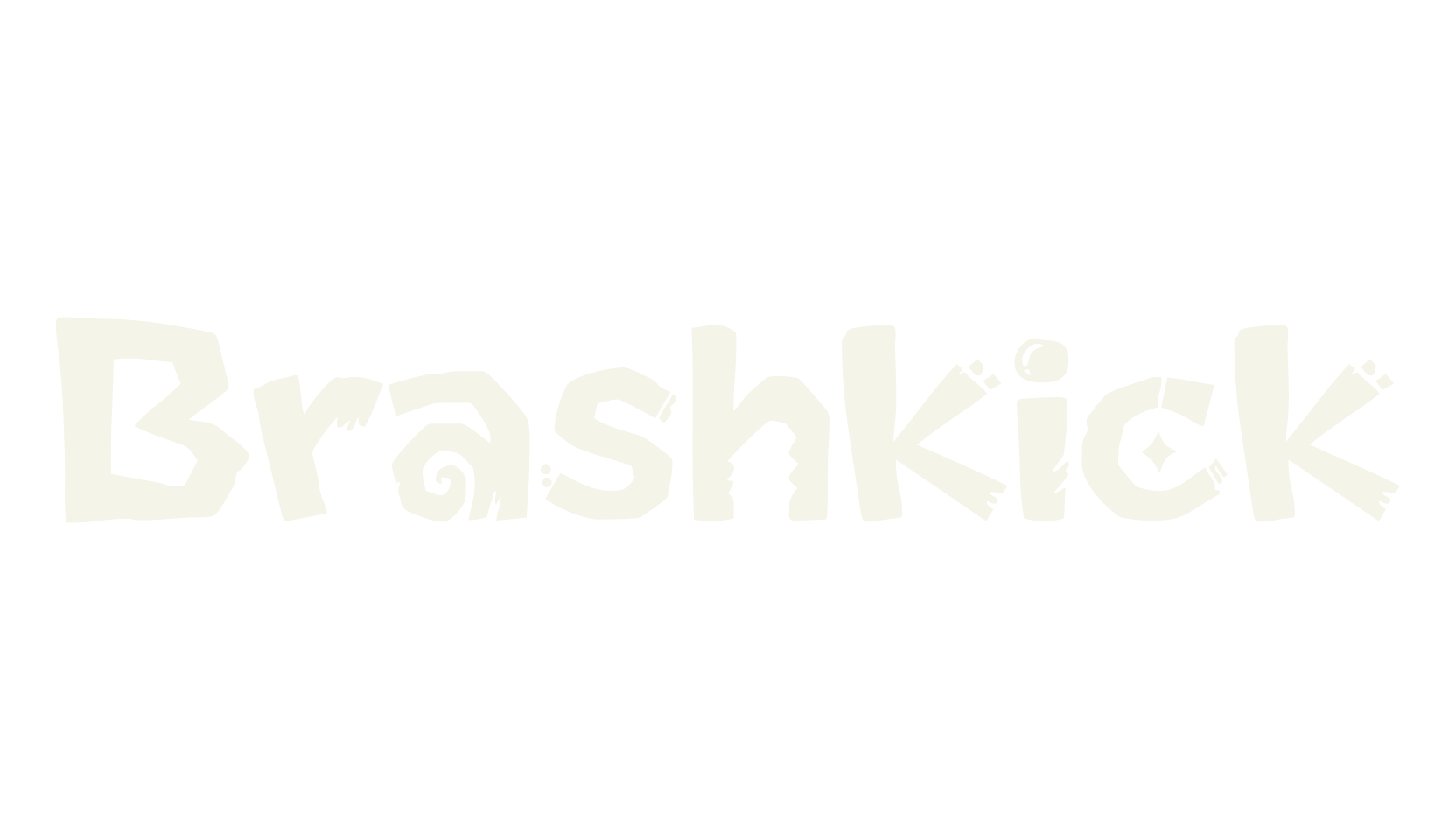 Brashkick, handwriting font preview
