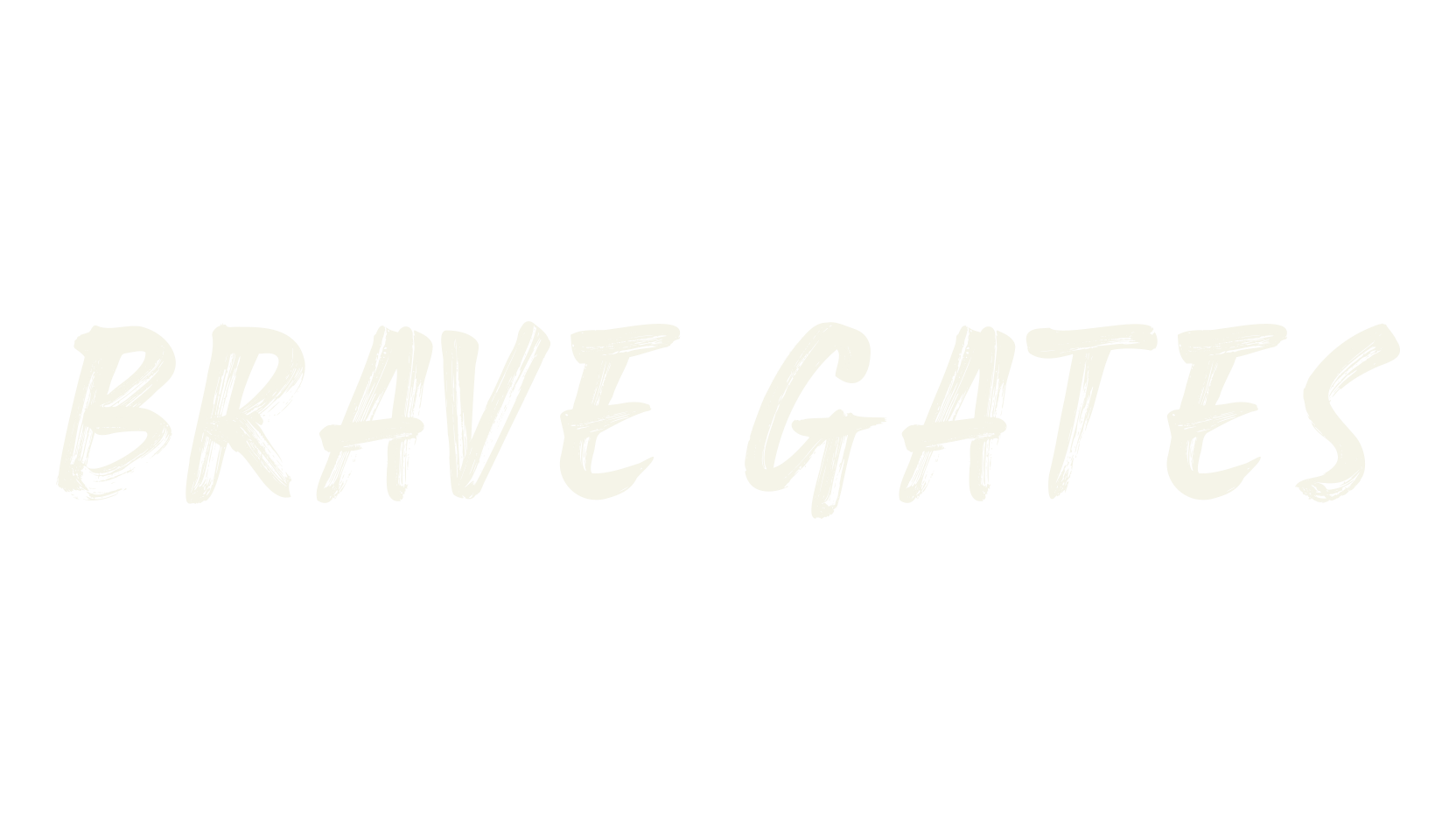 Brave Gates, handwritten font preview