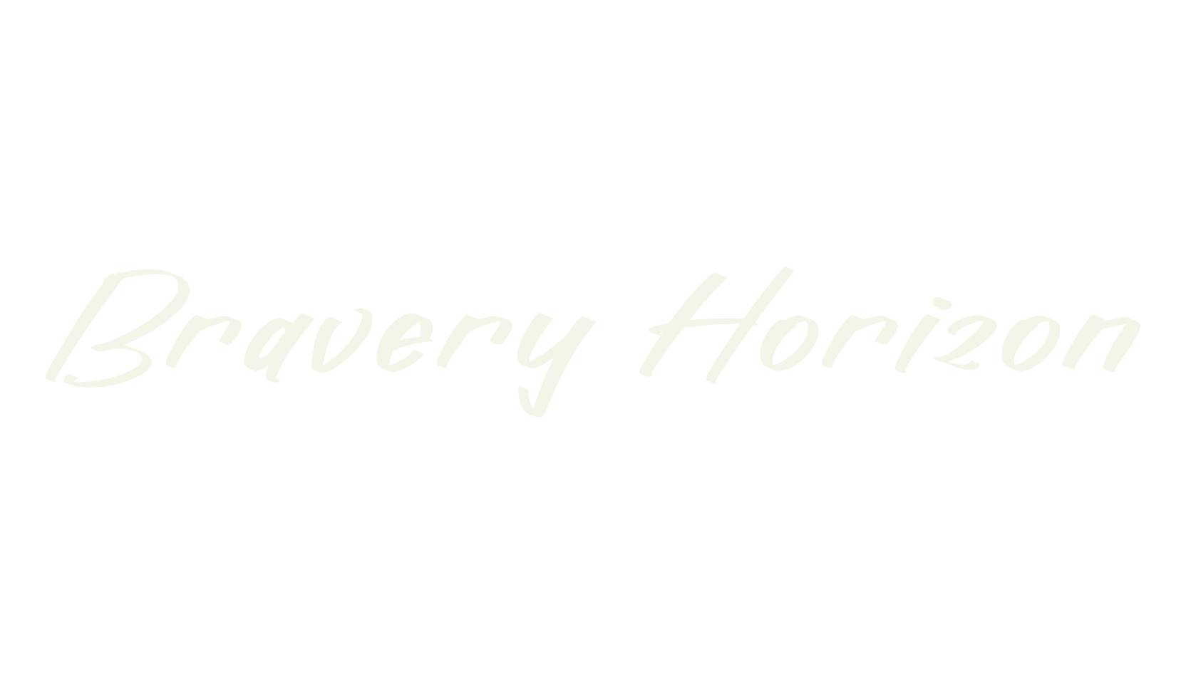 Bravery Horizon, lettering font preview