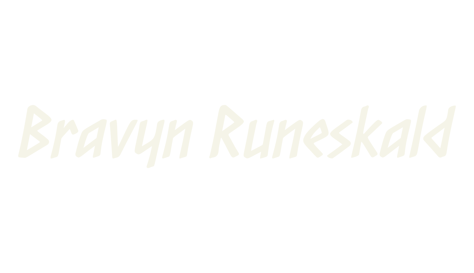 Bravyn Runeskald, tribal font preview