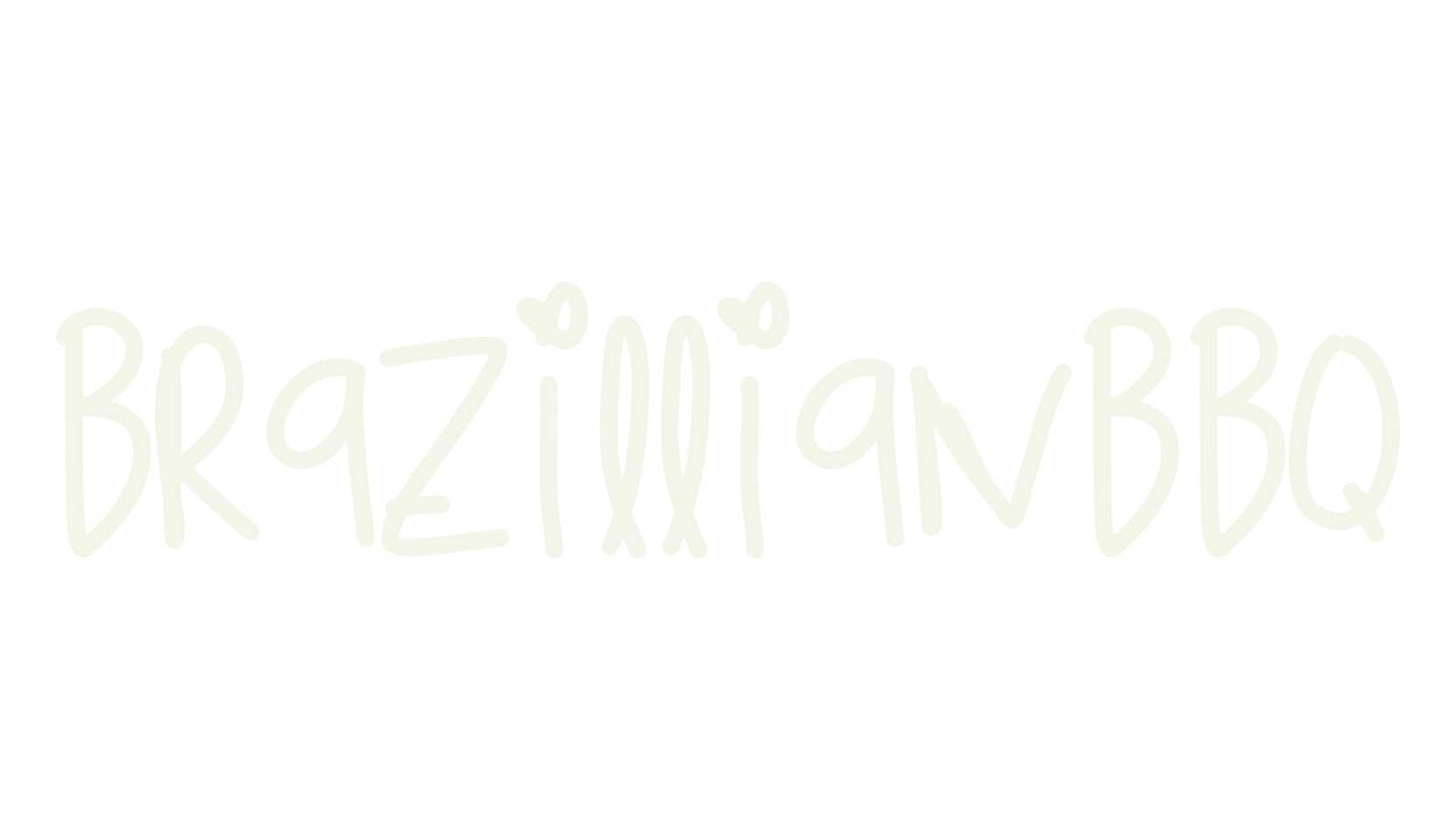 BrazillianBbq, handwritten font preview