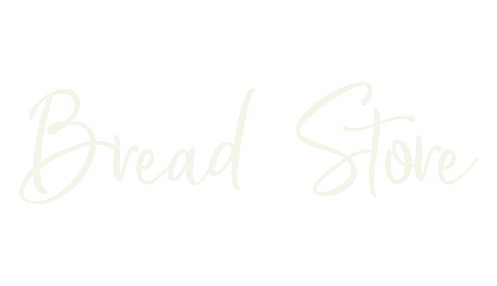 Bread Store, curly font preview