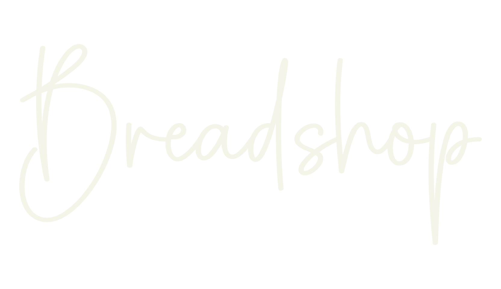 Breadshop, calligraphy font preview