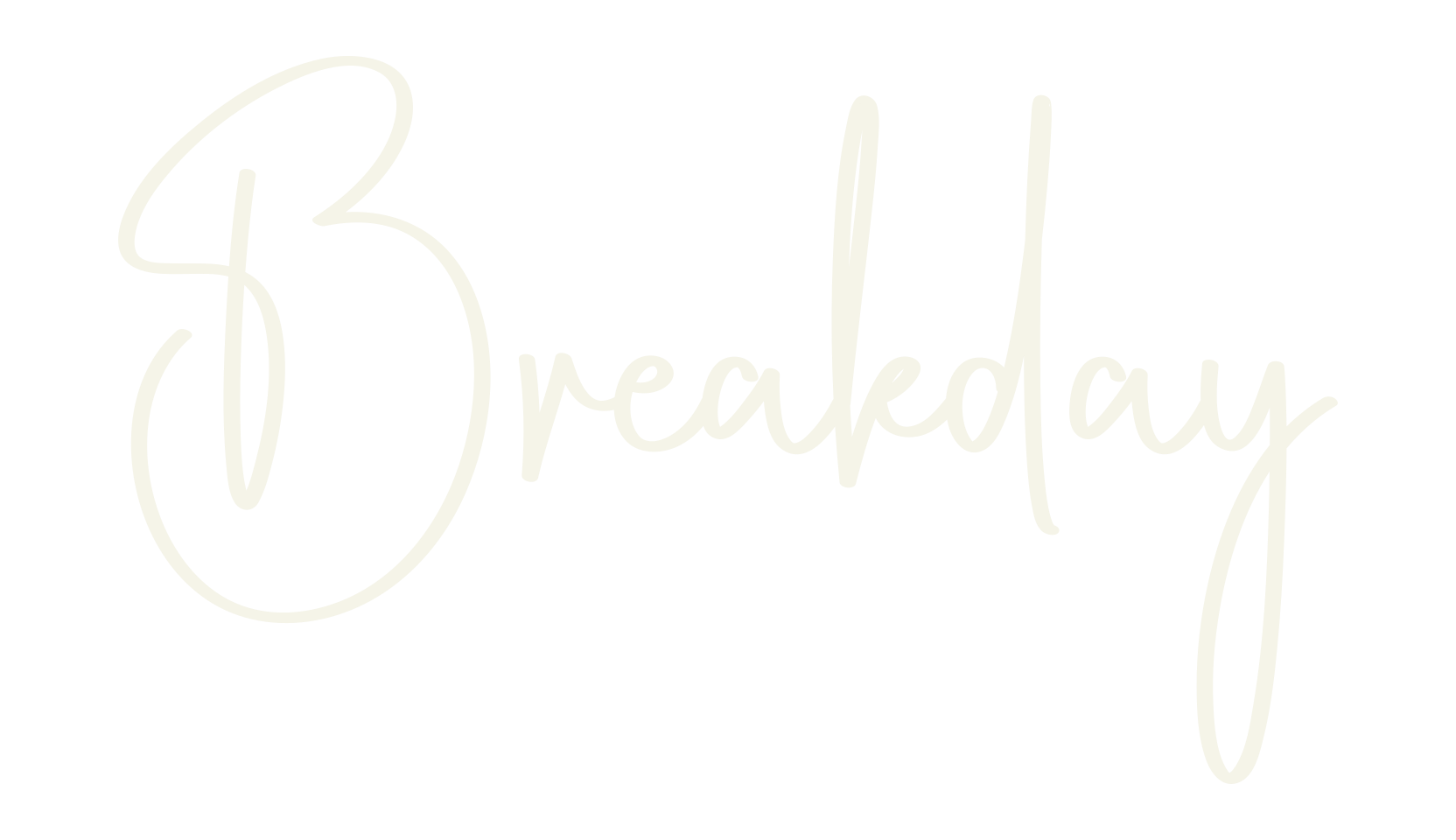 Breakday, calligraphy font preview