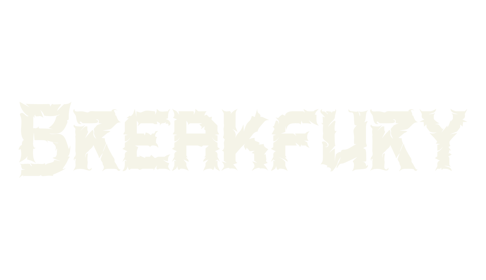 Breakfury, death metal font preview