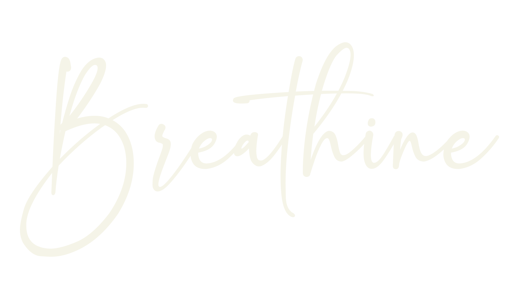 Breathine, modern calligraphy font preview