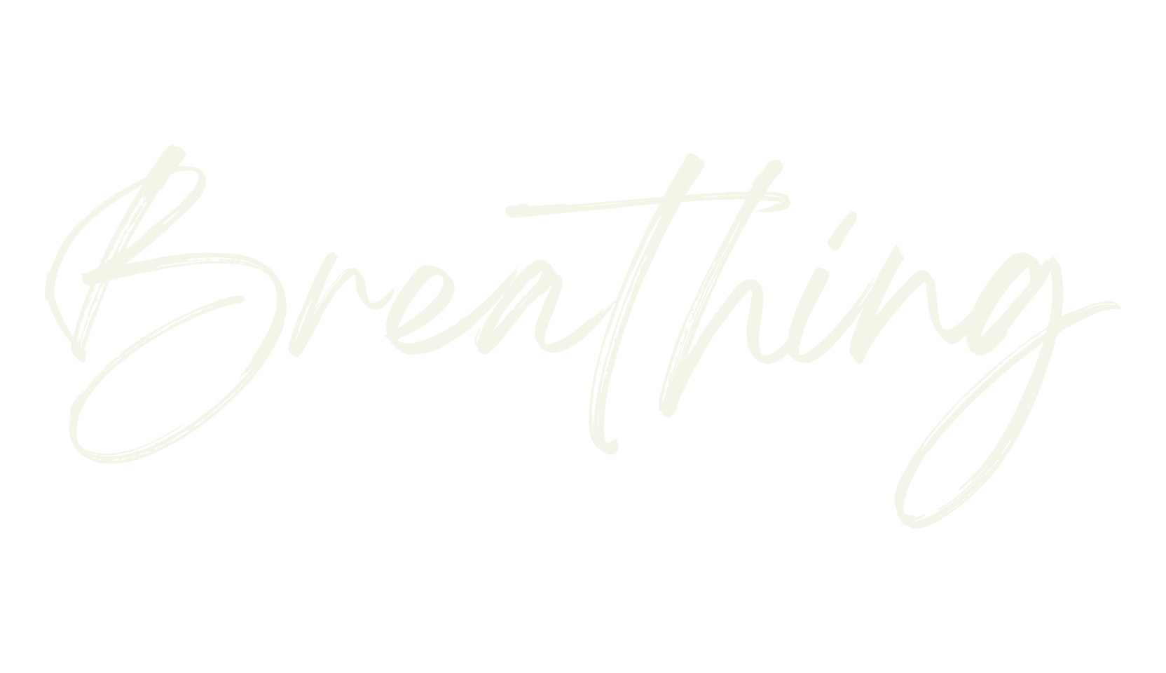 Breathing, fashion sign font preview
