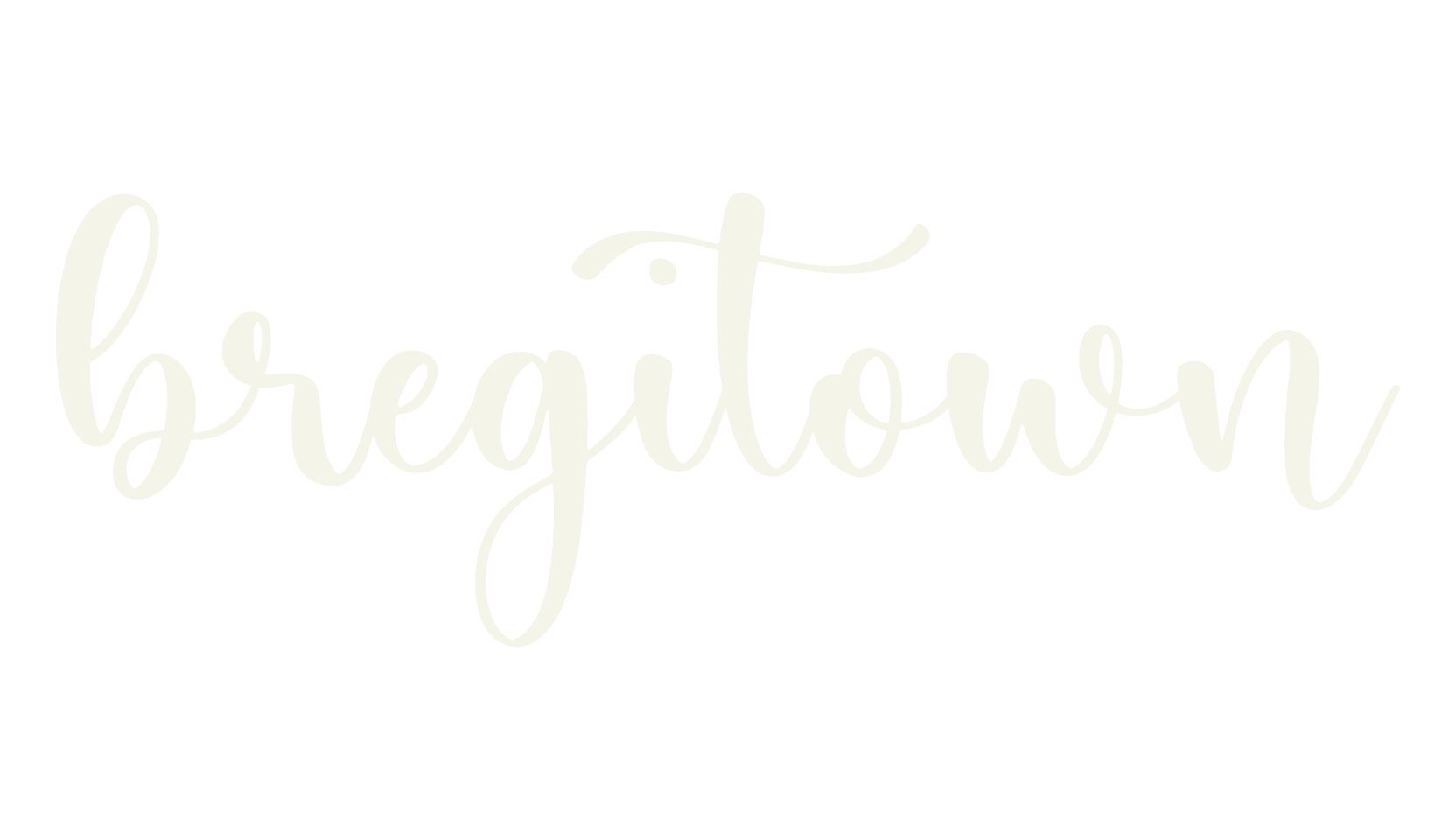 bregitown, calligraphy font preview