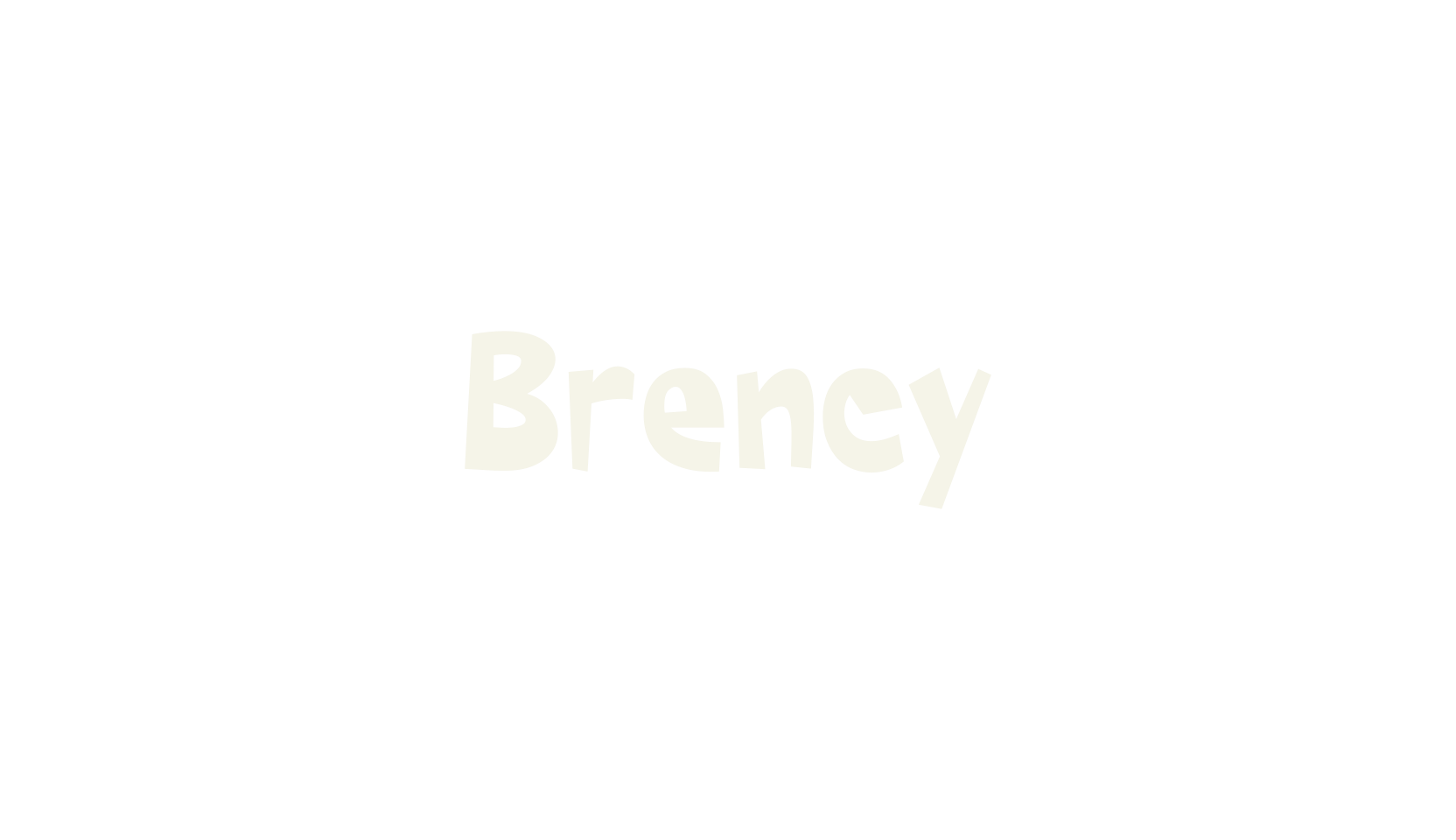 Brency, fashion script font preview