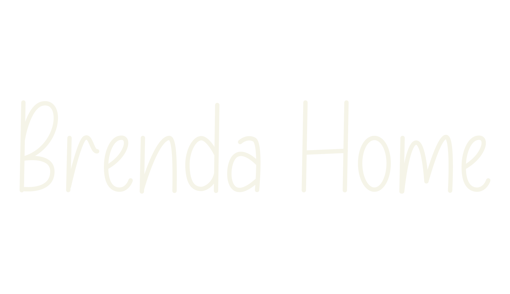 Brenda Home, cartoon font preview