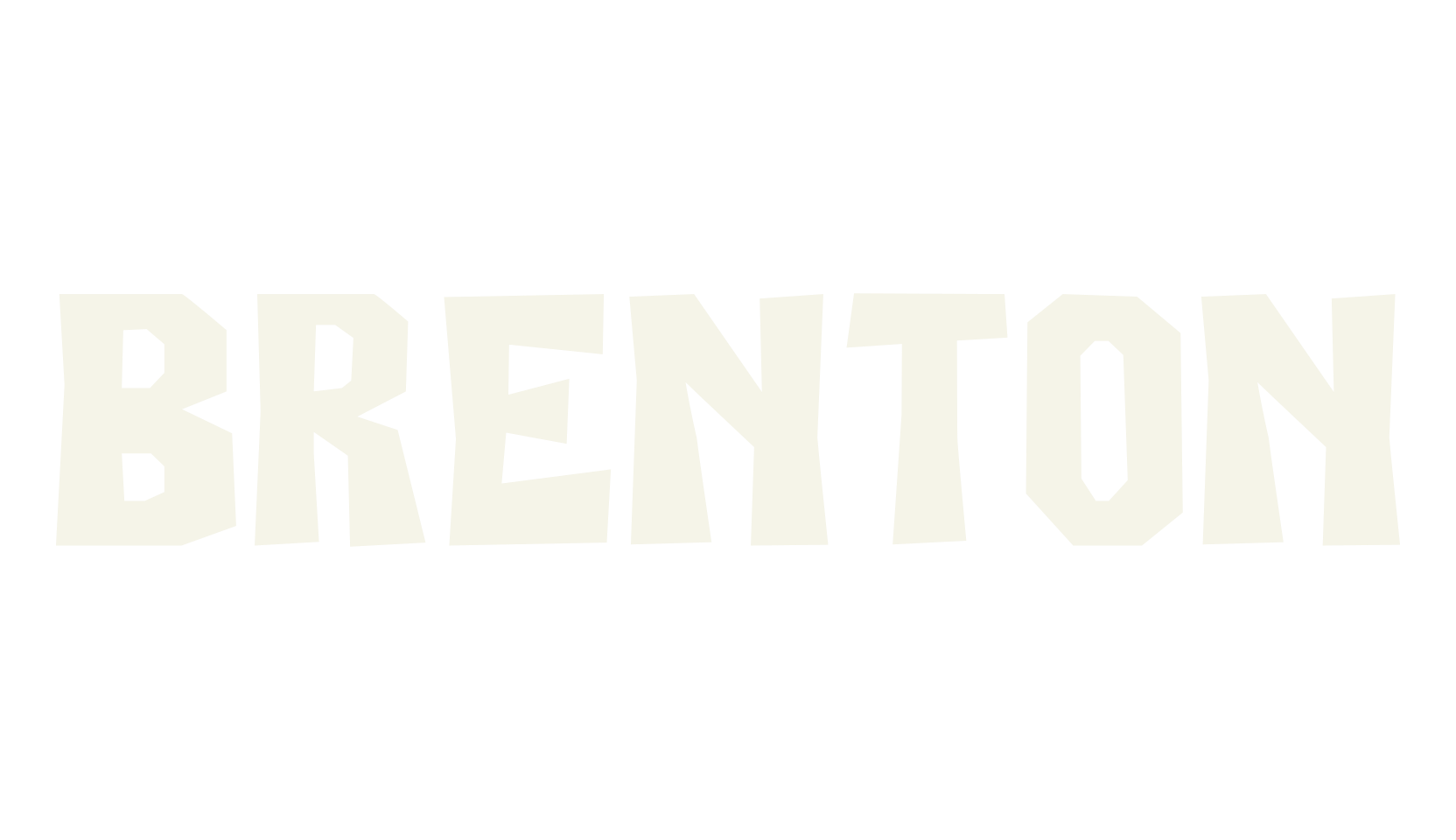 BRENTON, serif font preview