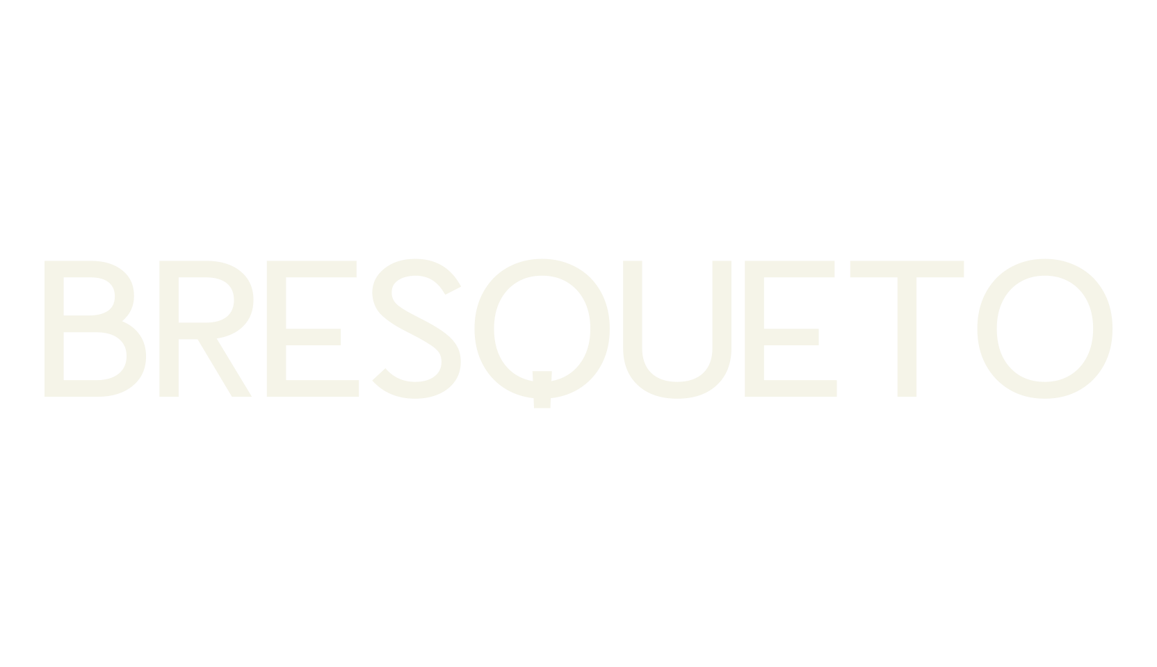 Bresqueto, all caps font preview