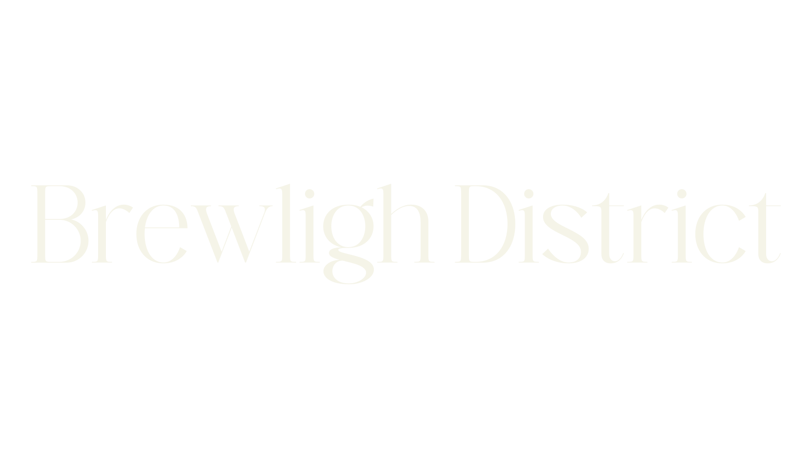 Brewligh District, modern font preview