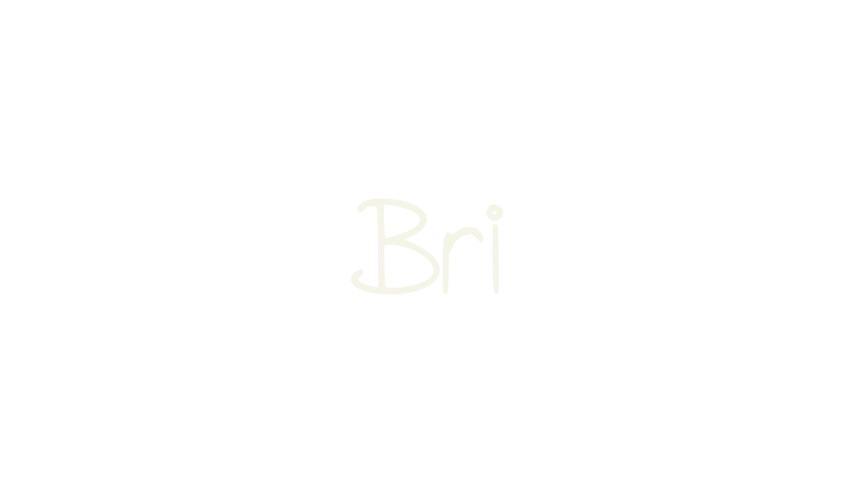 Bri, girly font preview
