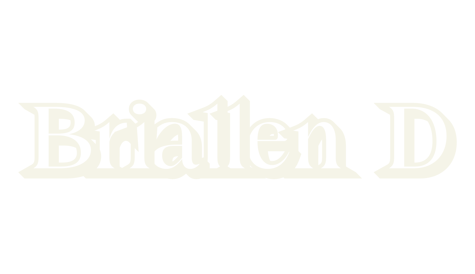 Briallen 3D, 3d font preview