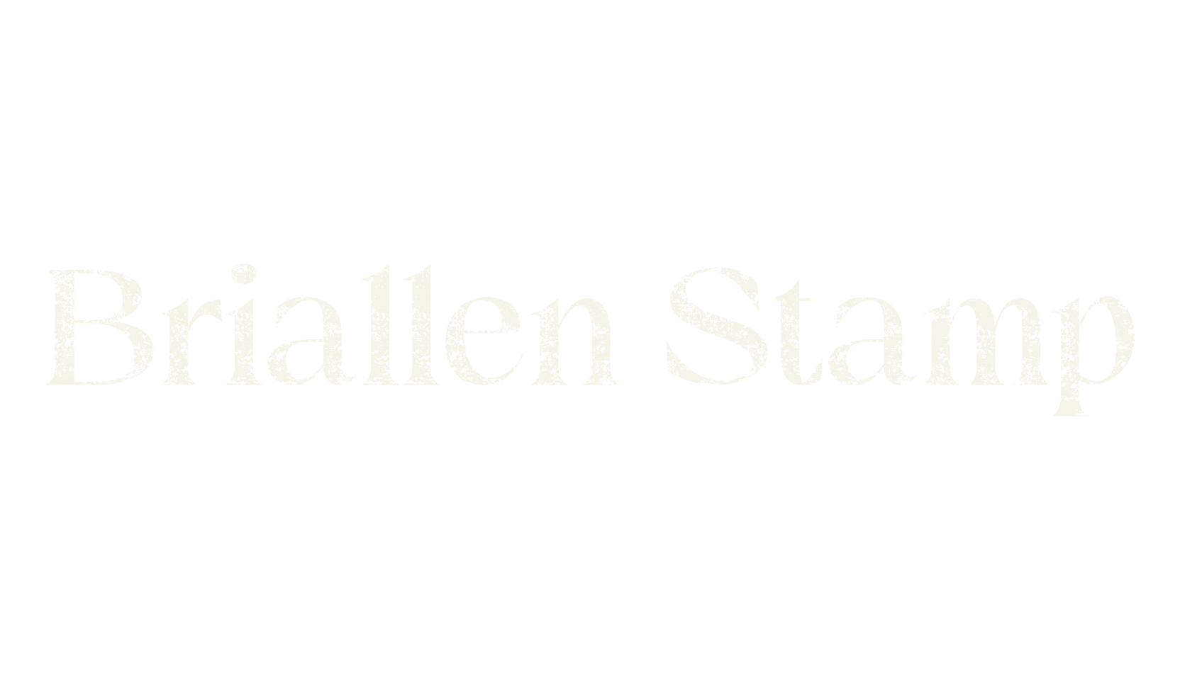 Briallen Stamp, vintage font preview