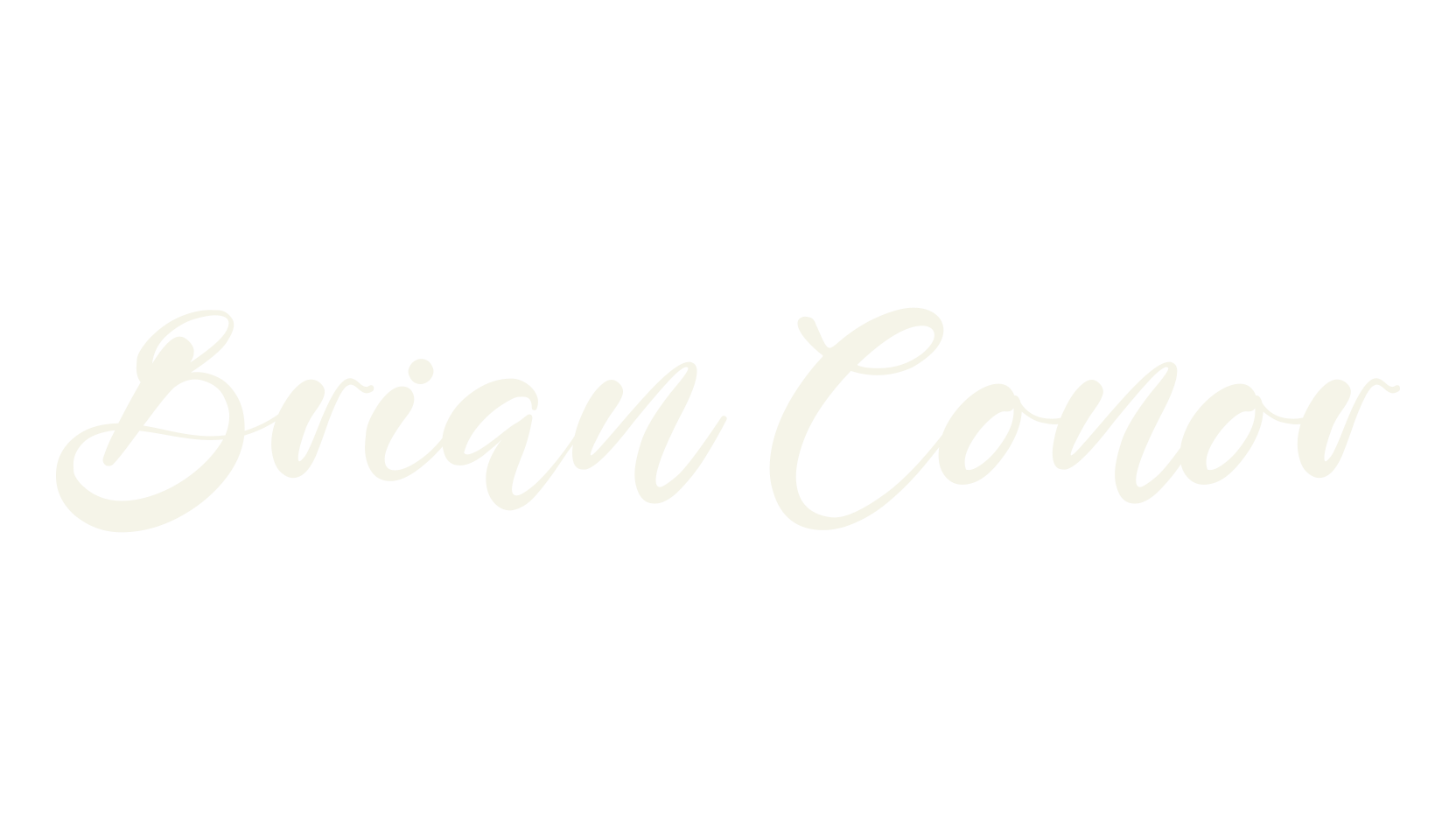 Brian Conor, fashion script font preview