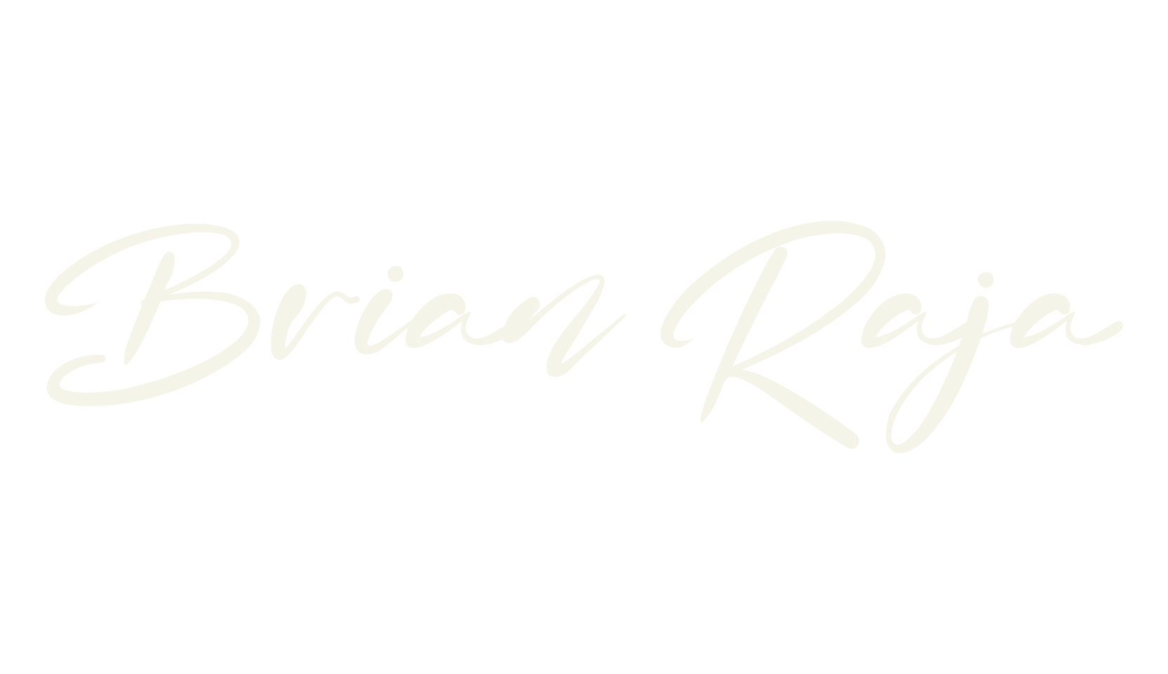 Brian Raja, fashion script font preview
