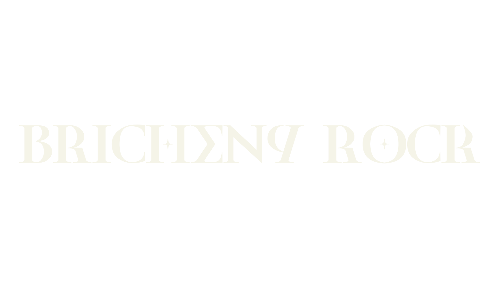 Bricheny Rock, ligatures font preview