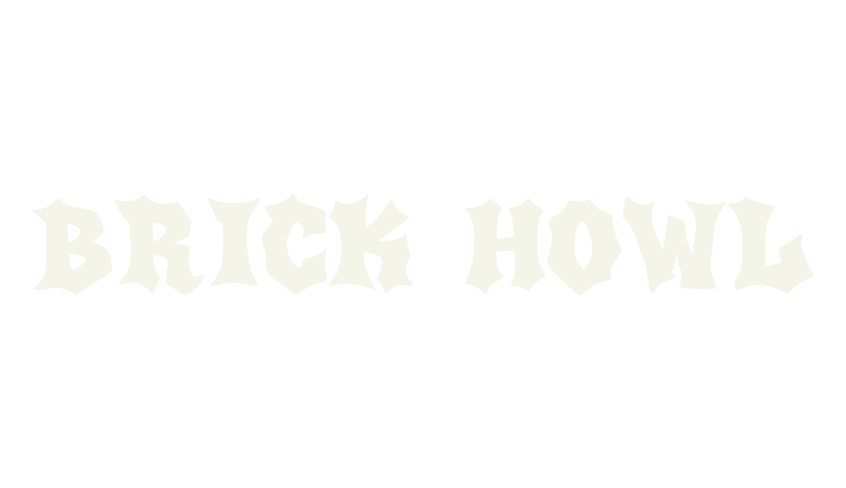 Brick Howl, graffiti font preview