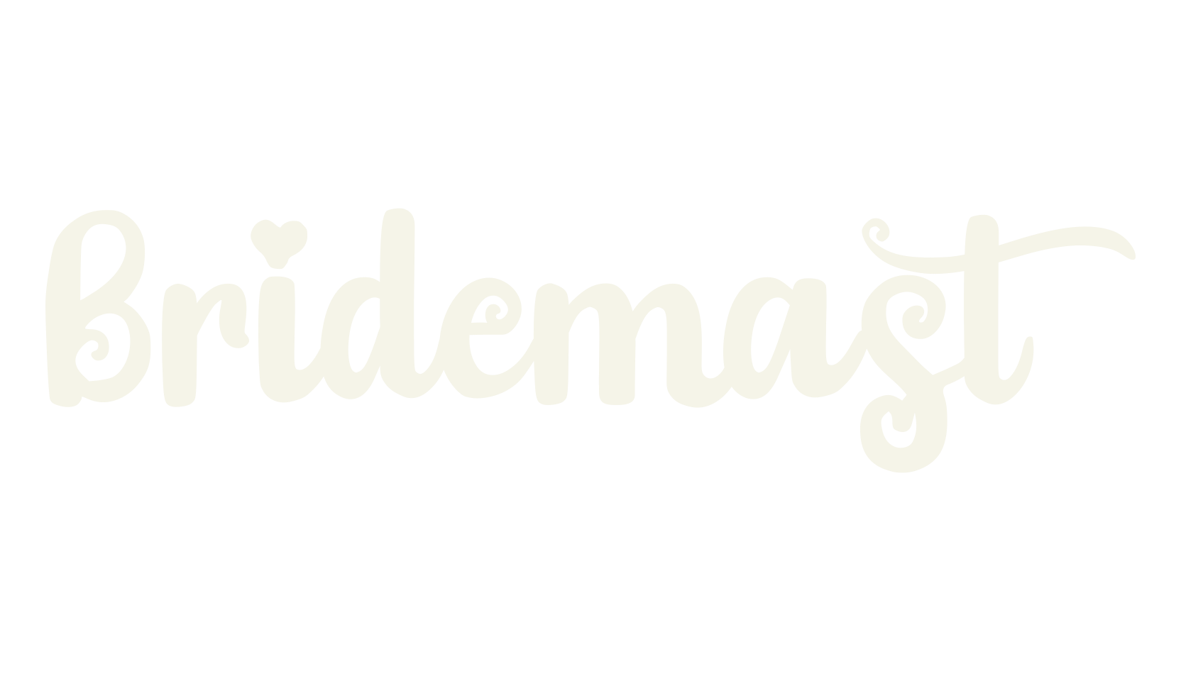 Bridemast, handwritten font preview