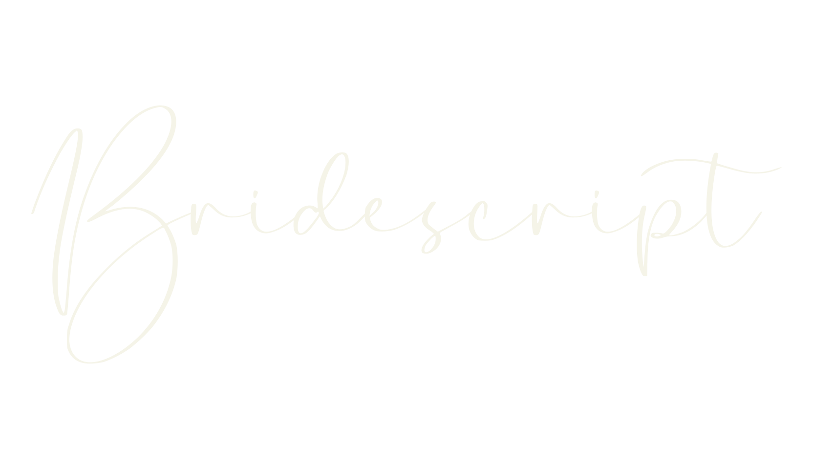 Bridescript, fancy font preview