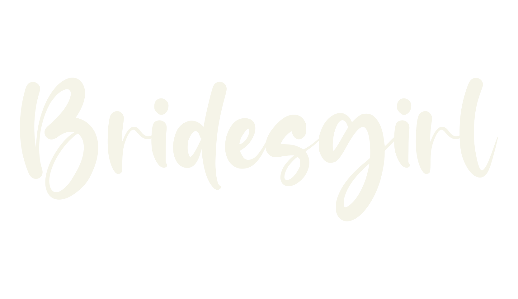 Bridesgirl, typewriter font preview