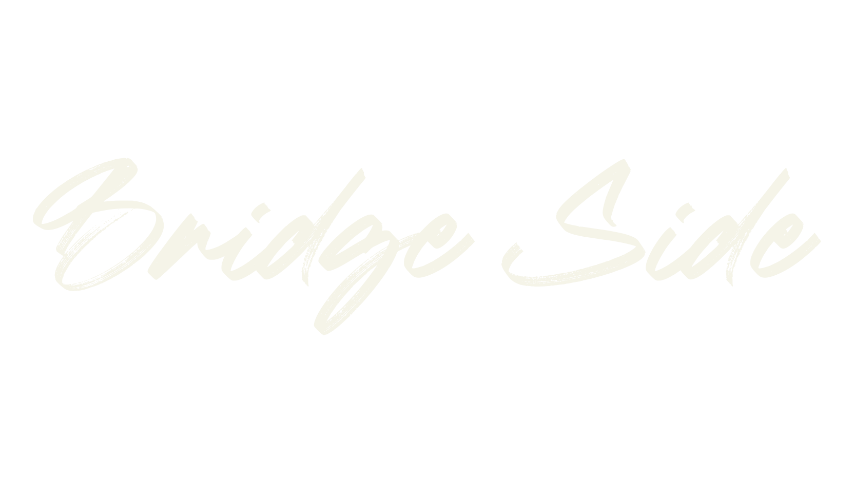Bridge Side, calligraphy font preview