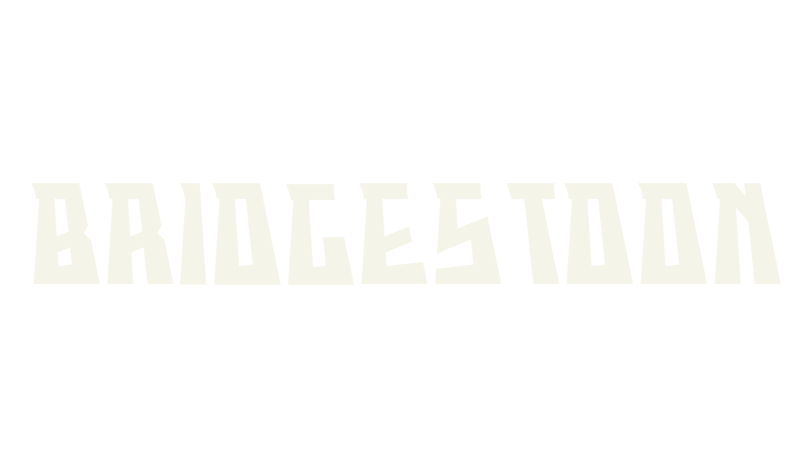BRIDGESTOON, bold font preview
