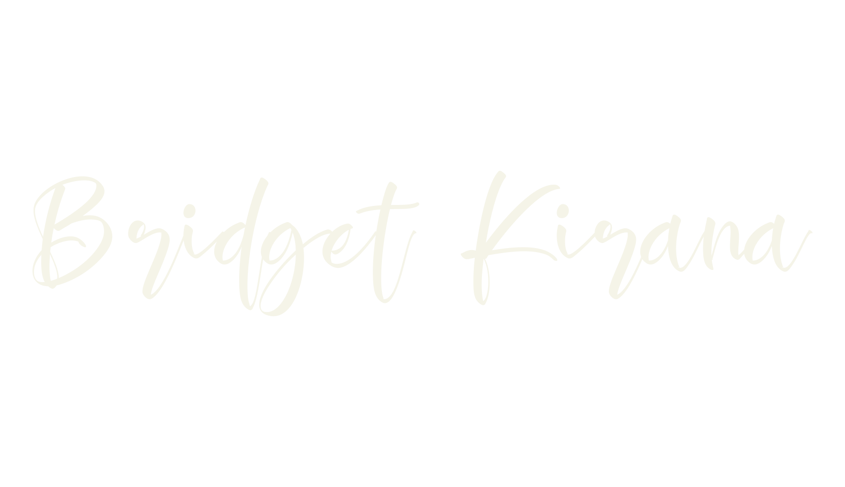 Bridget Kirana, calligraphy font preview